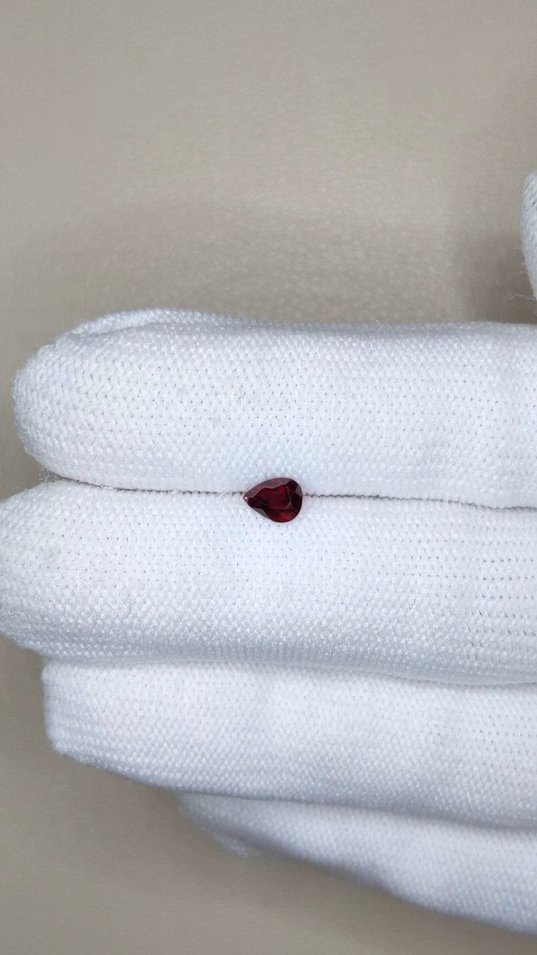 0.44 Ct. Ruby from Mozambique Size Video