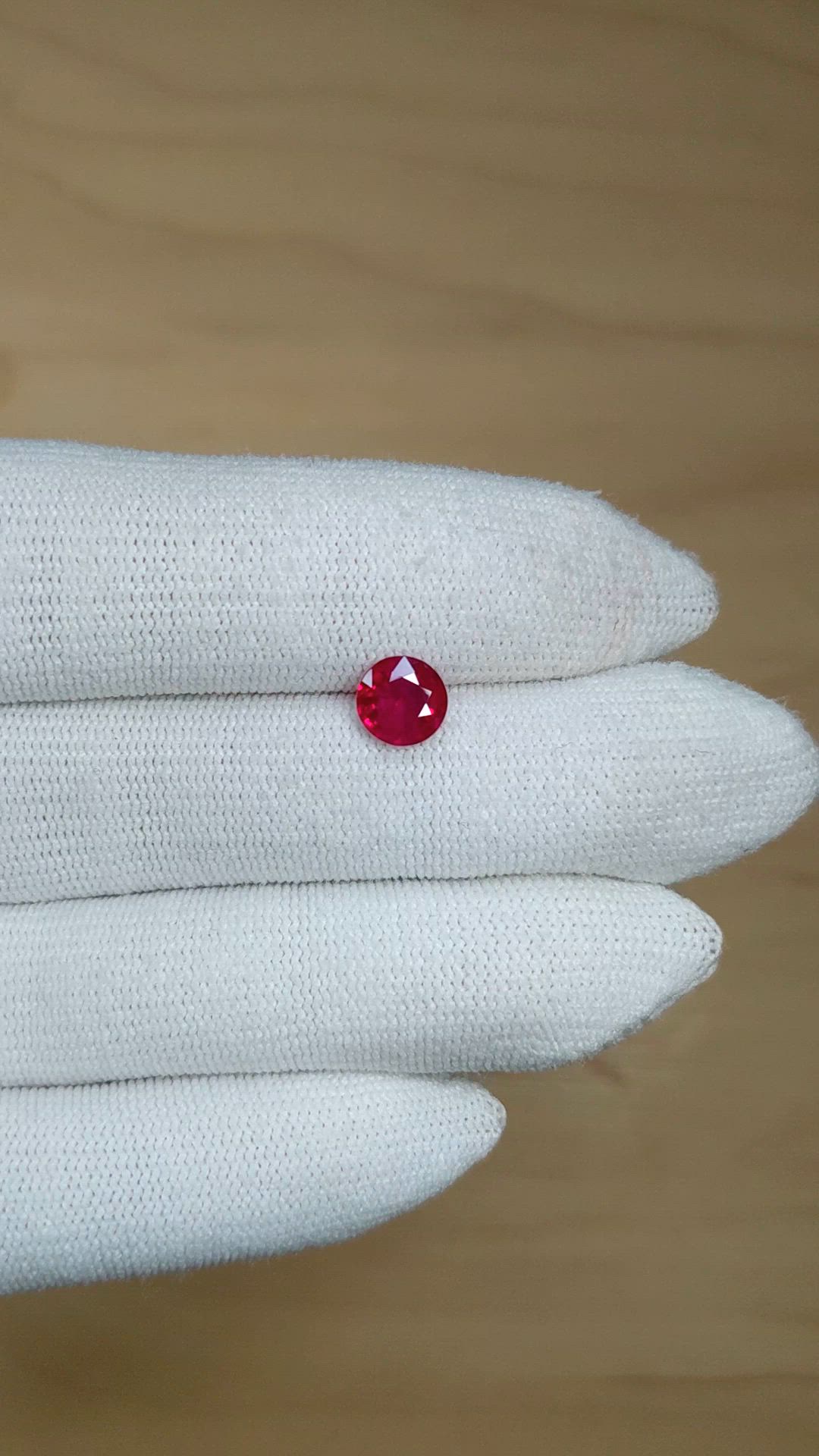 1.19 Ct. Ruby from Burma (Myanmar) Size Video