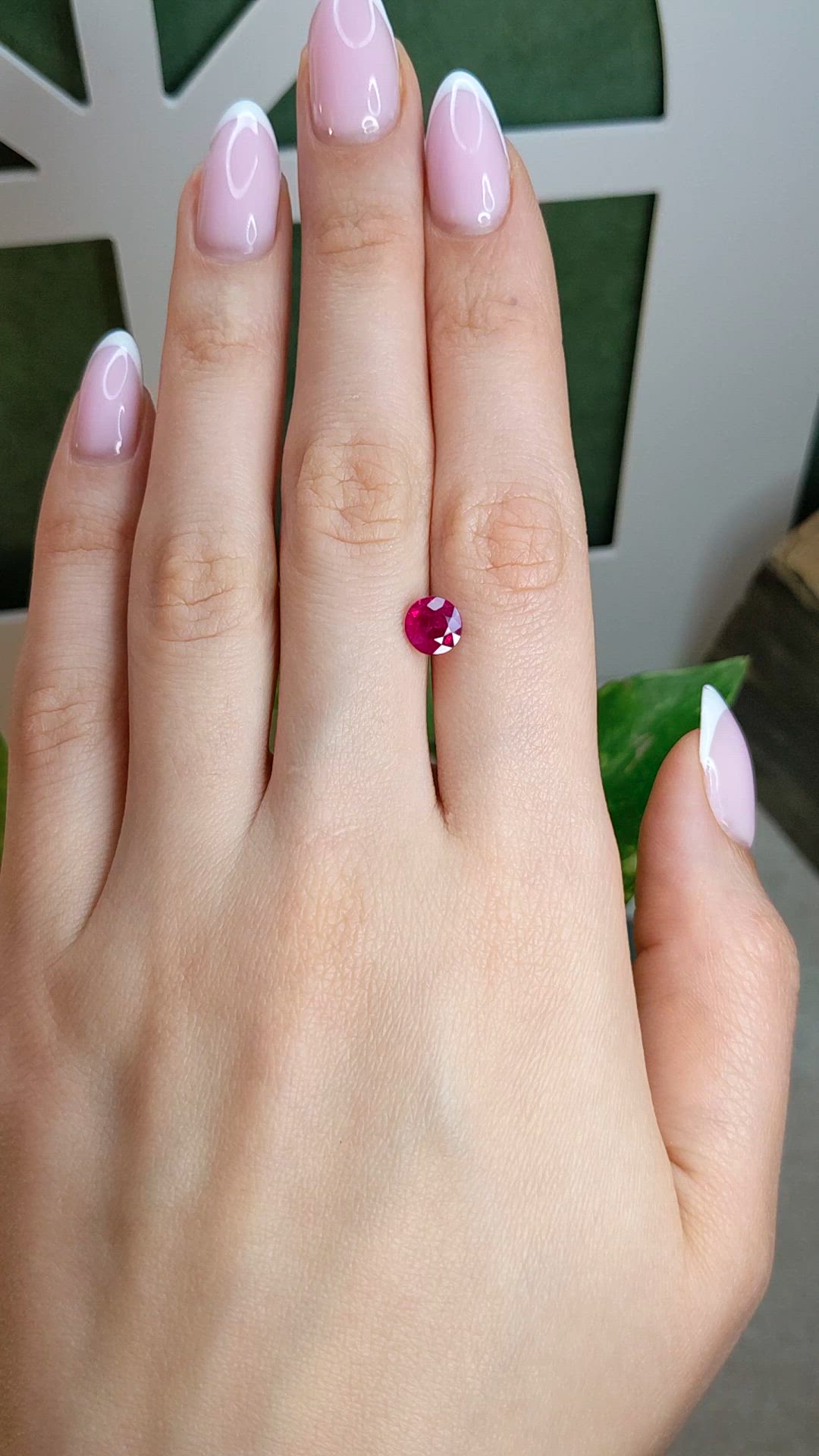 1.19 Ct. Ruby from Burma (Myanmar) Size Video