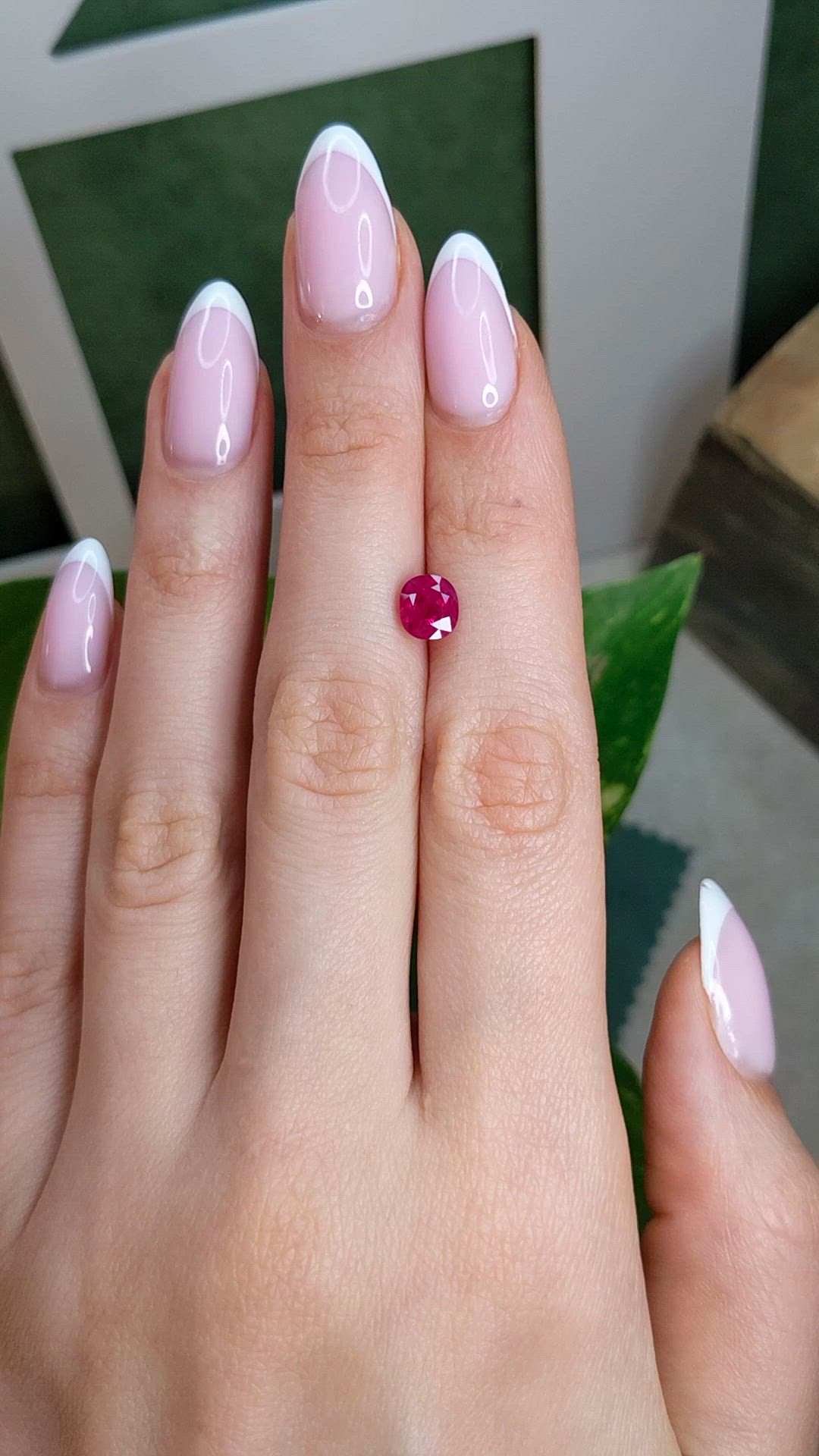 1.62 Ct. Ruby from Burma (Myanmar) Size Video