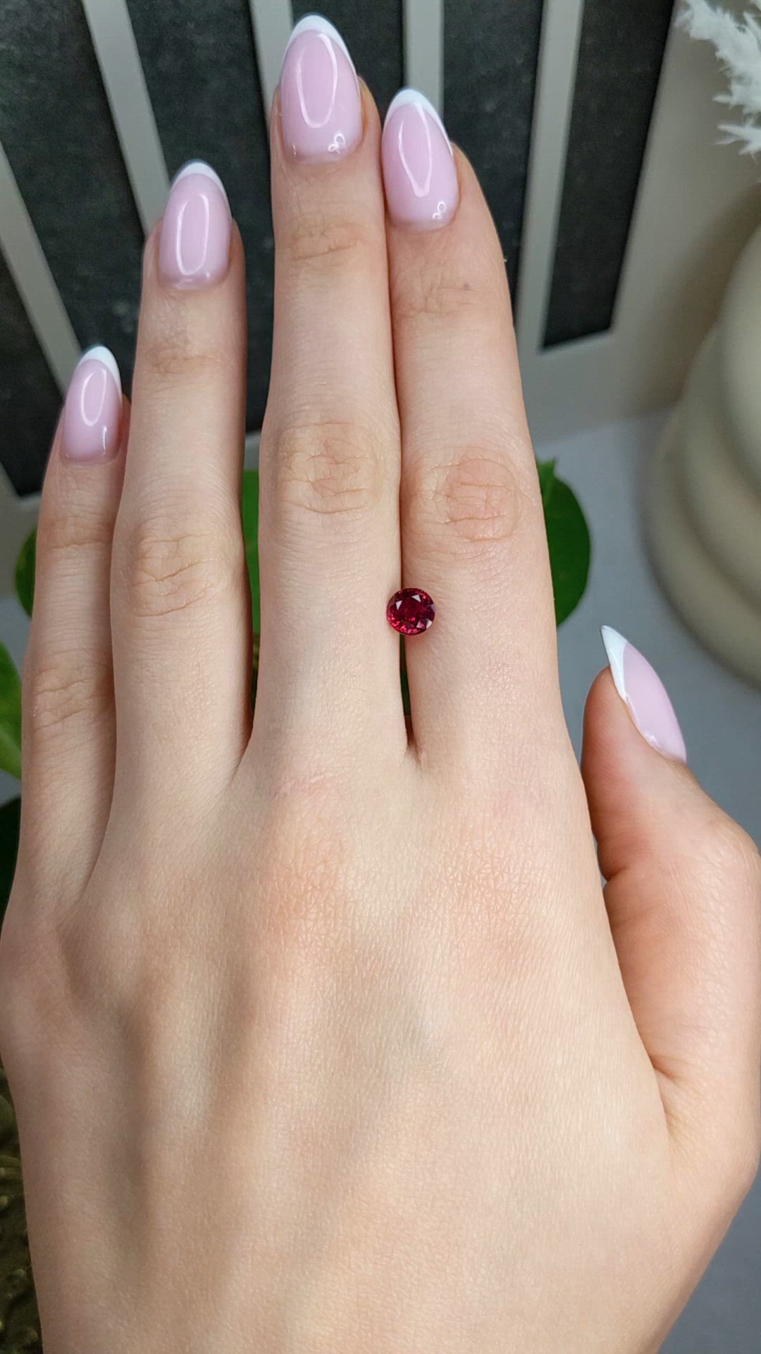 1.08 Ct. Ruby from Mozambique Size Video