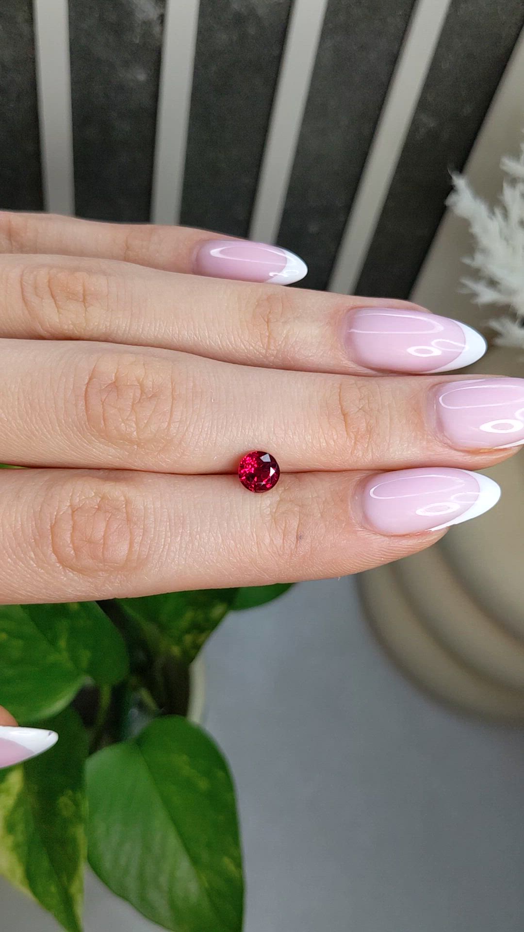 1.08 Ct. Ruby from Mozambique Size Video