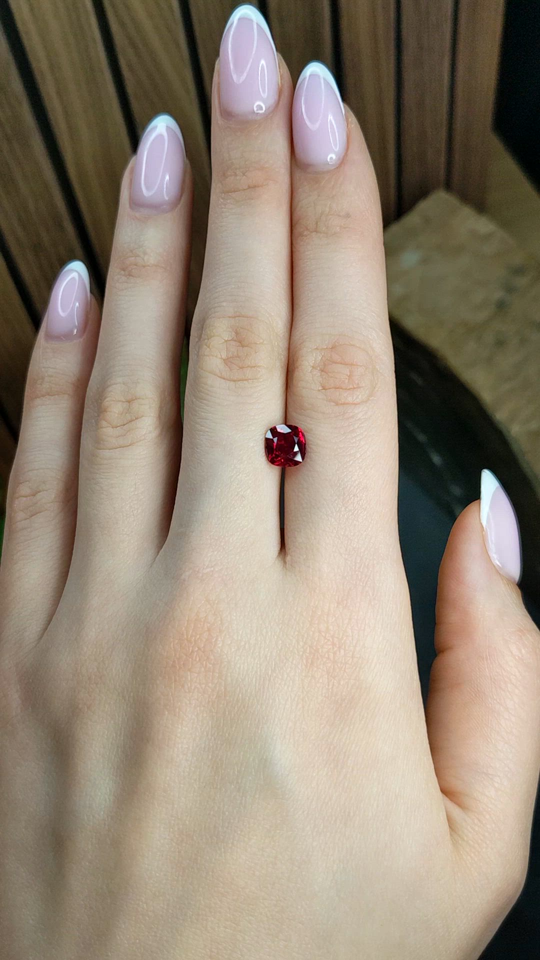 1.93 Ct. Ruby from Mozambique Size Video