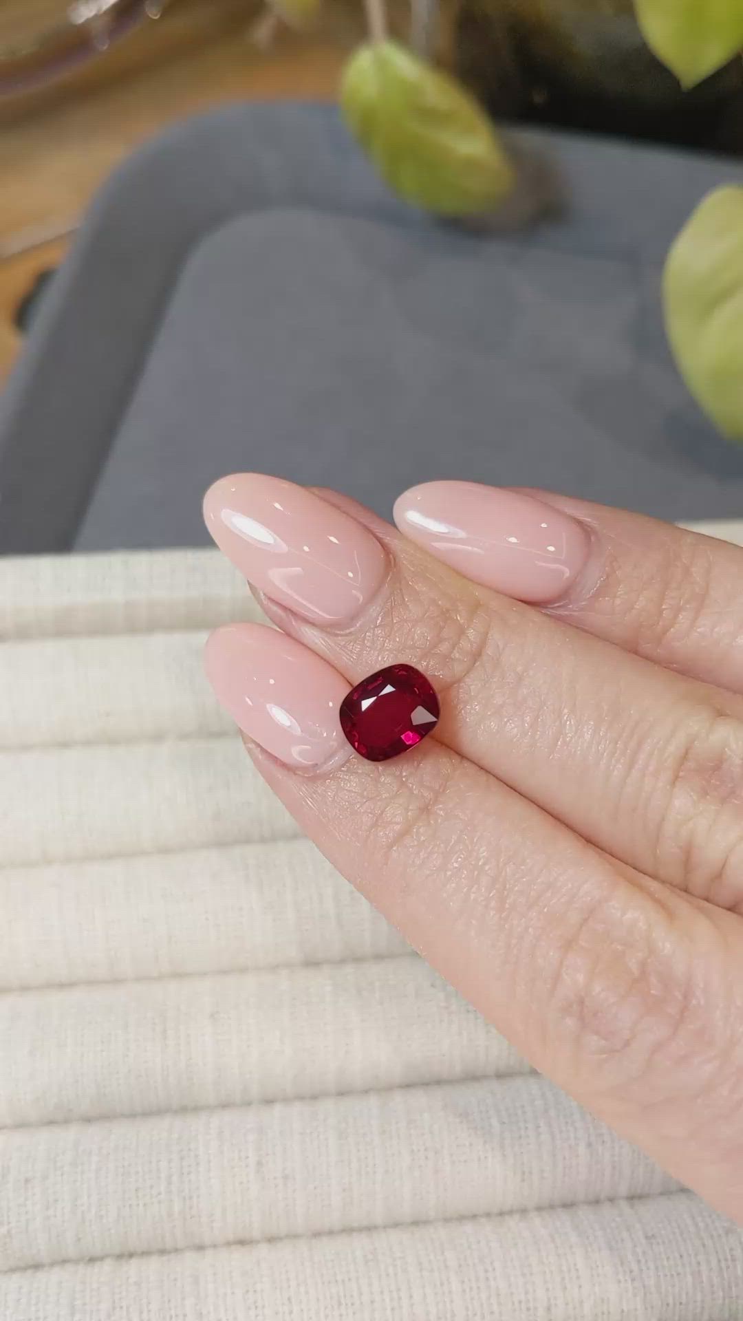 3.09 Ct. Ruby from Mozambique Size Video