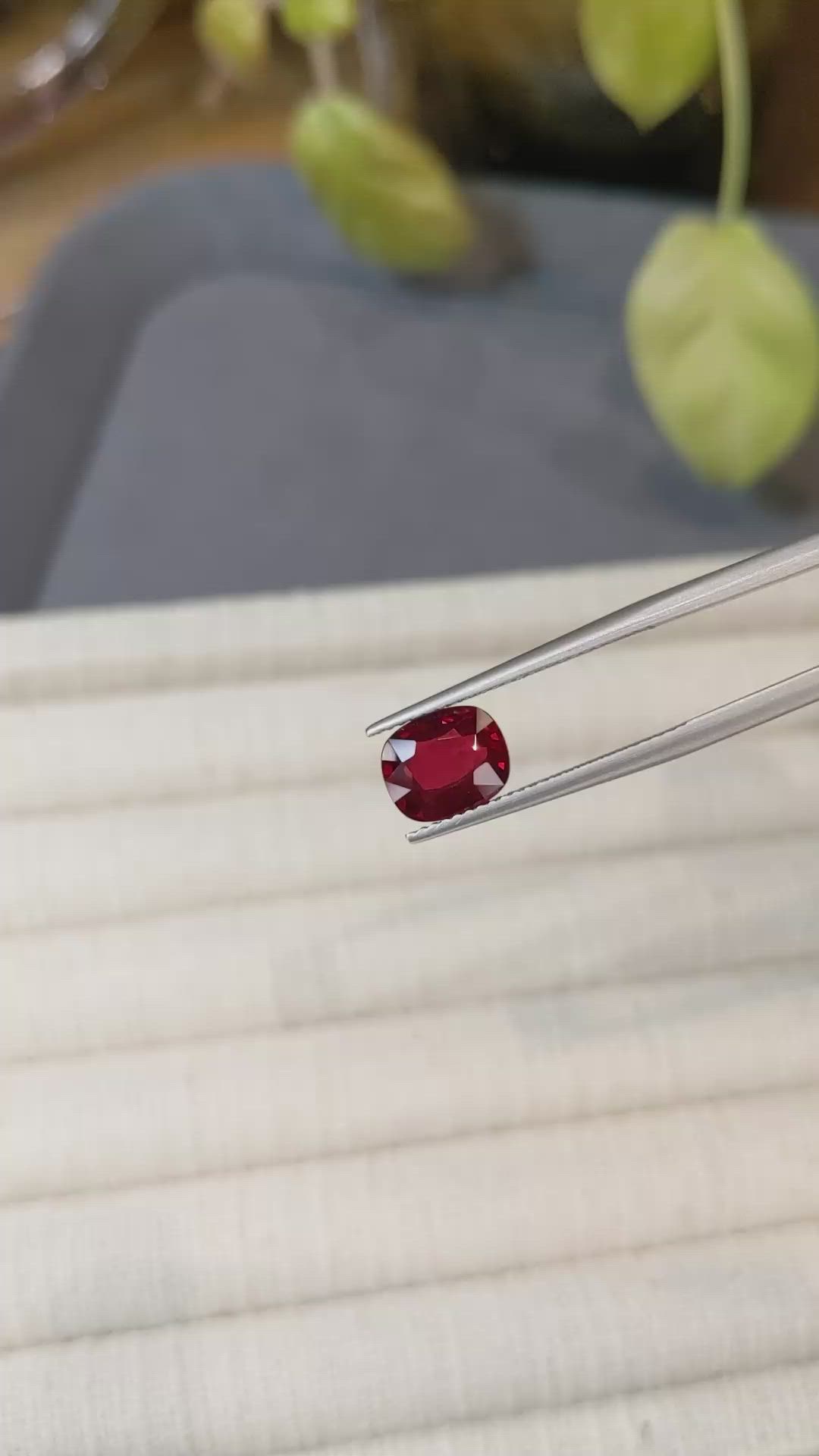 3.09 Ct. Ruby from Mozambique Size Video