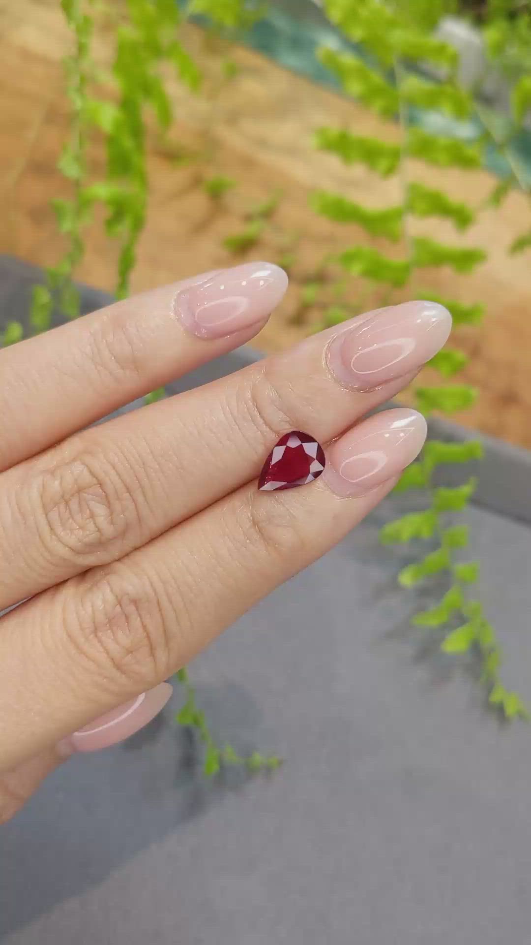 1.76 Ct. Ruby from Mozambique Size Video