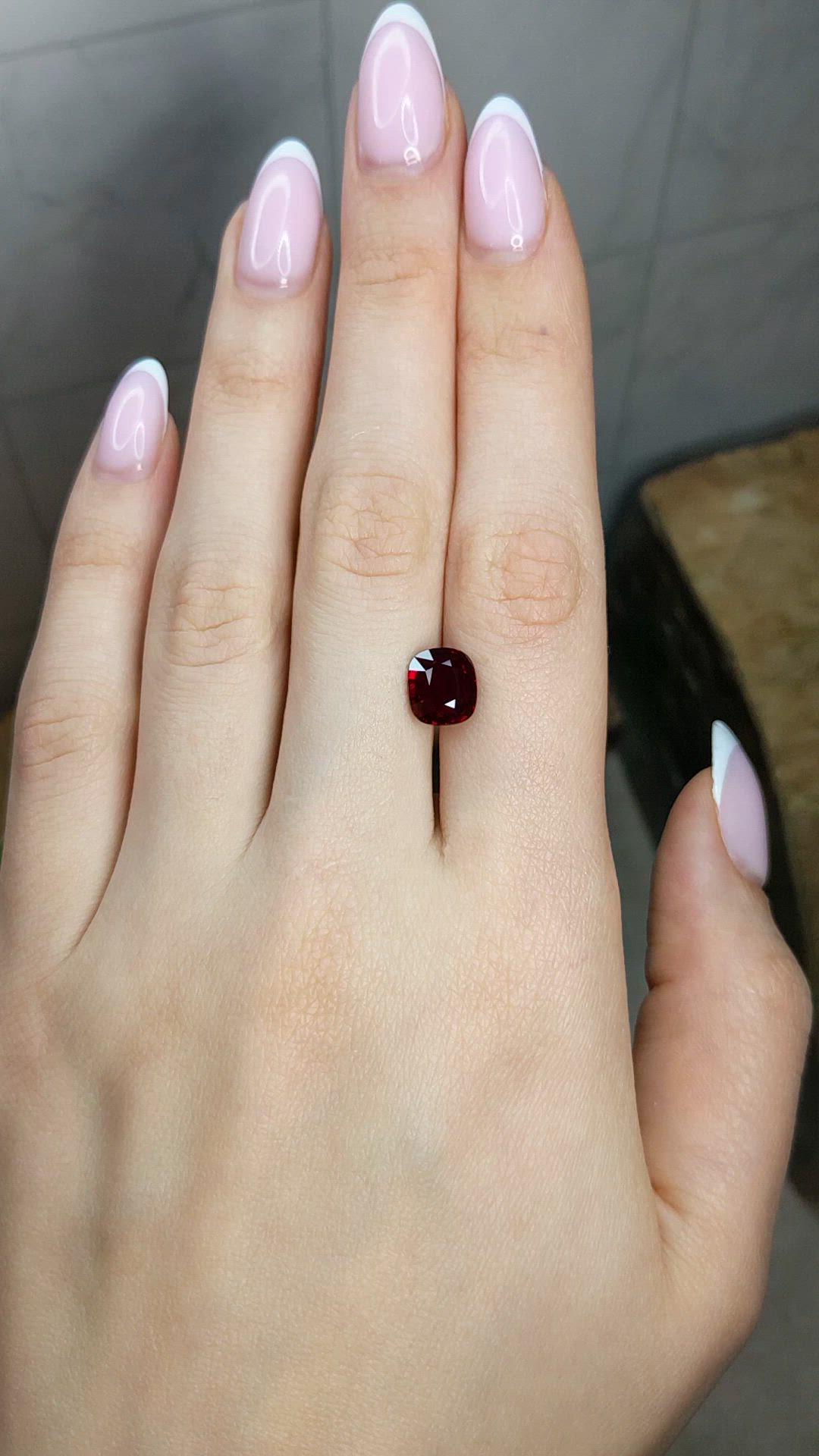 4.11 Ct. Ruby from Mozambique Size Video