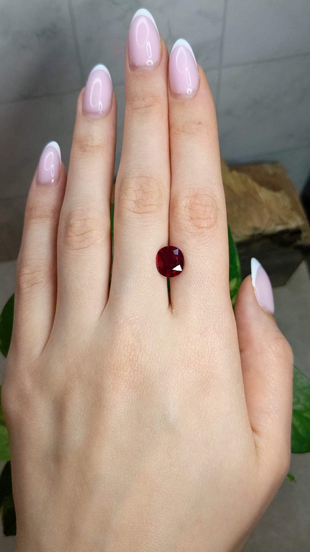 4.03 Ct. Ruby from Mozambique Size Video