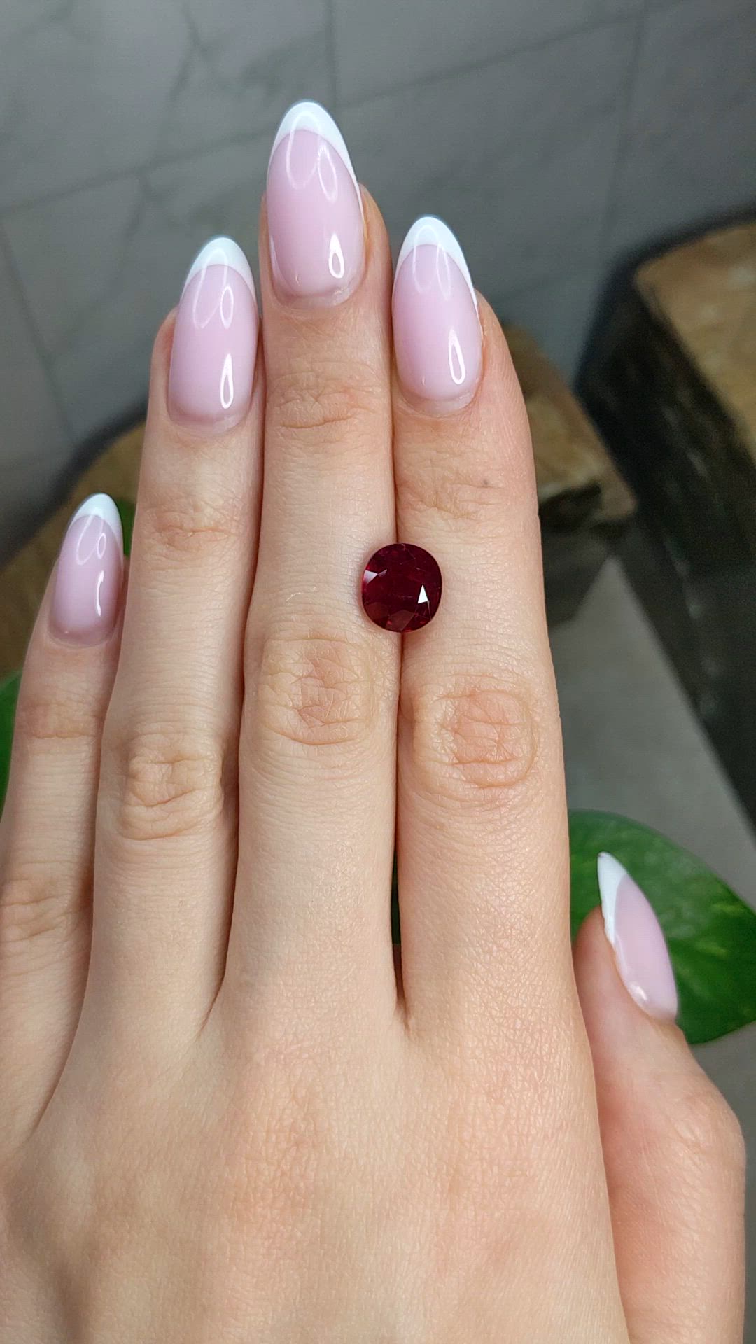 4.03 Ct. Ruby from Mozambique Size Video