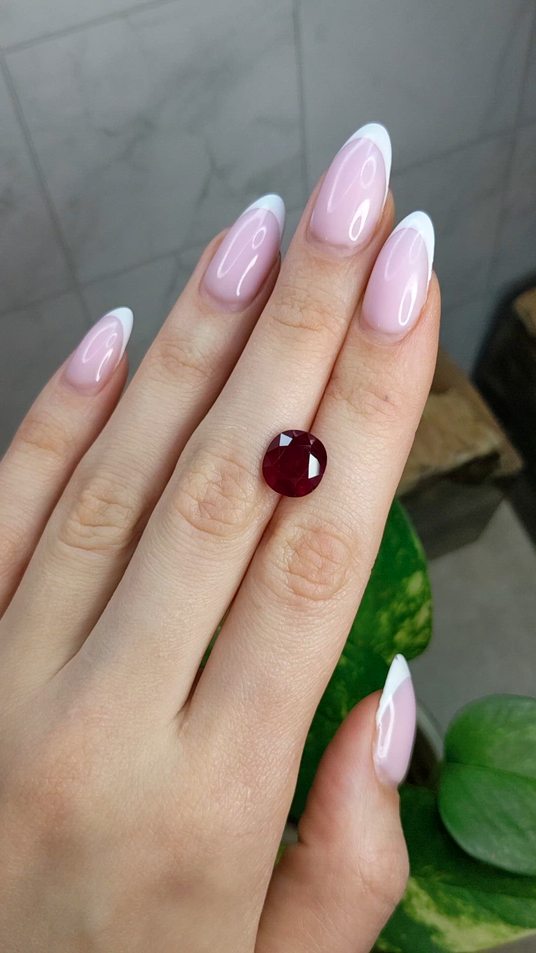 6.42 Ct. Ruby from Mozambique Size Video