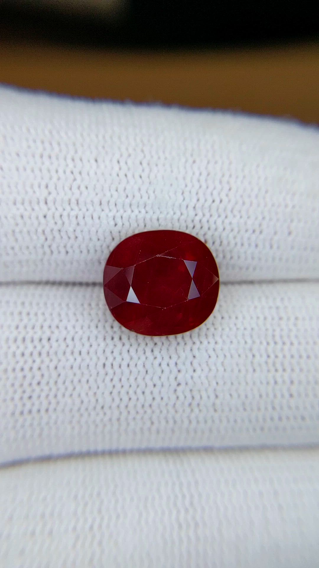6.42 Ct. Ruby from Mozambique Size Video