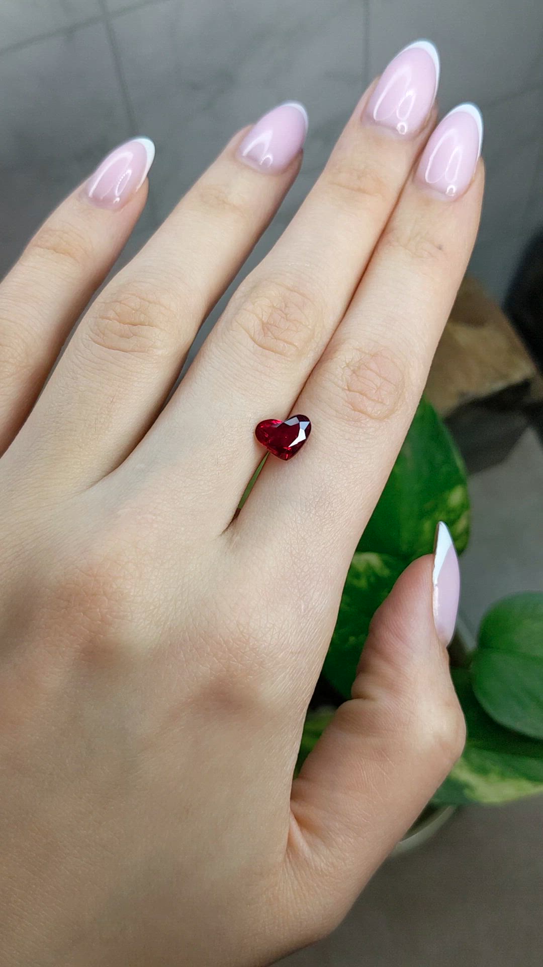 2.03 Ct. Ruby from Mozambique Size Video
