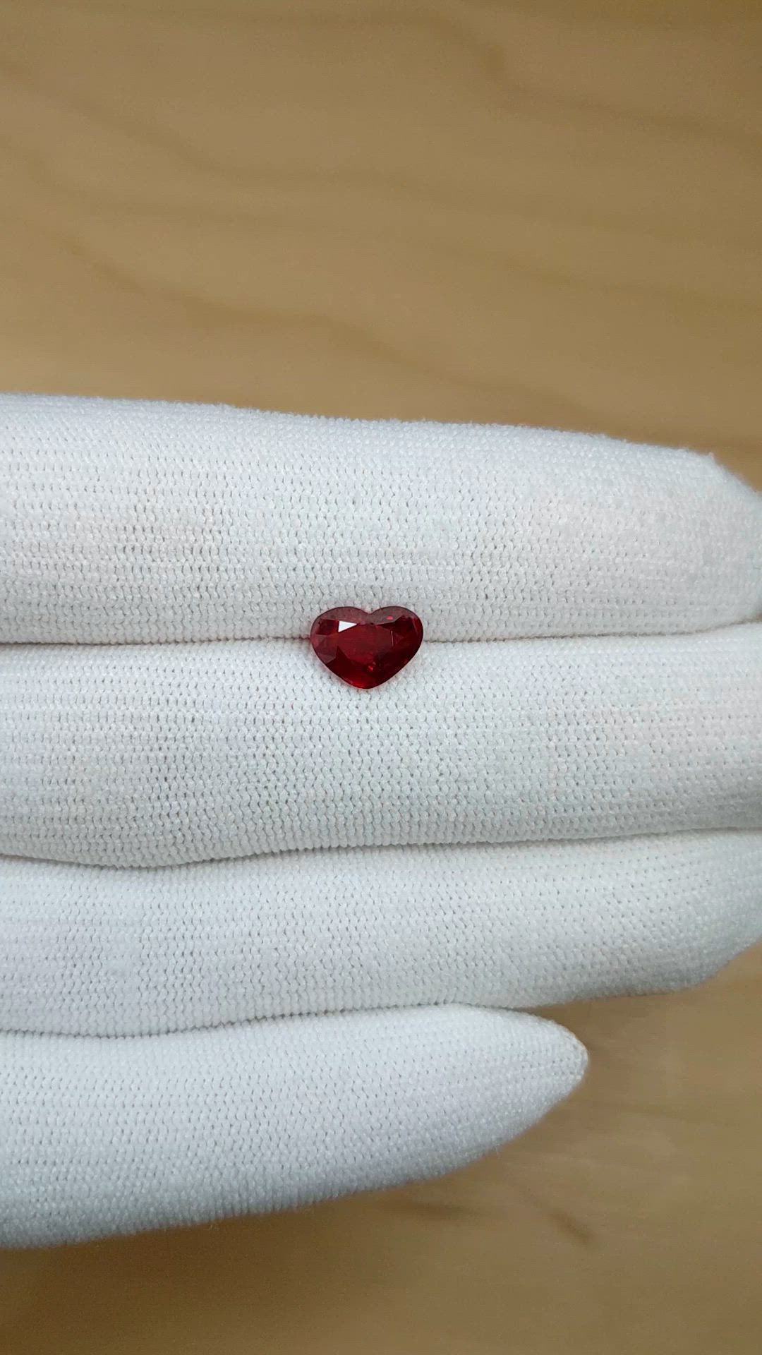 2.06 Ct. Ruby from Mozambique Size Video