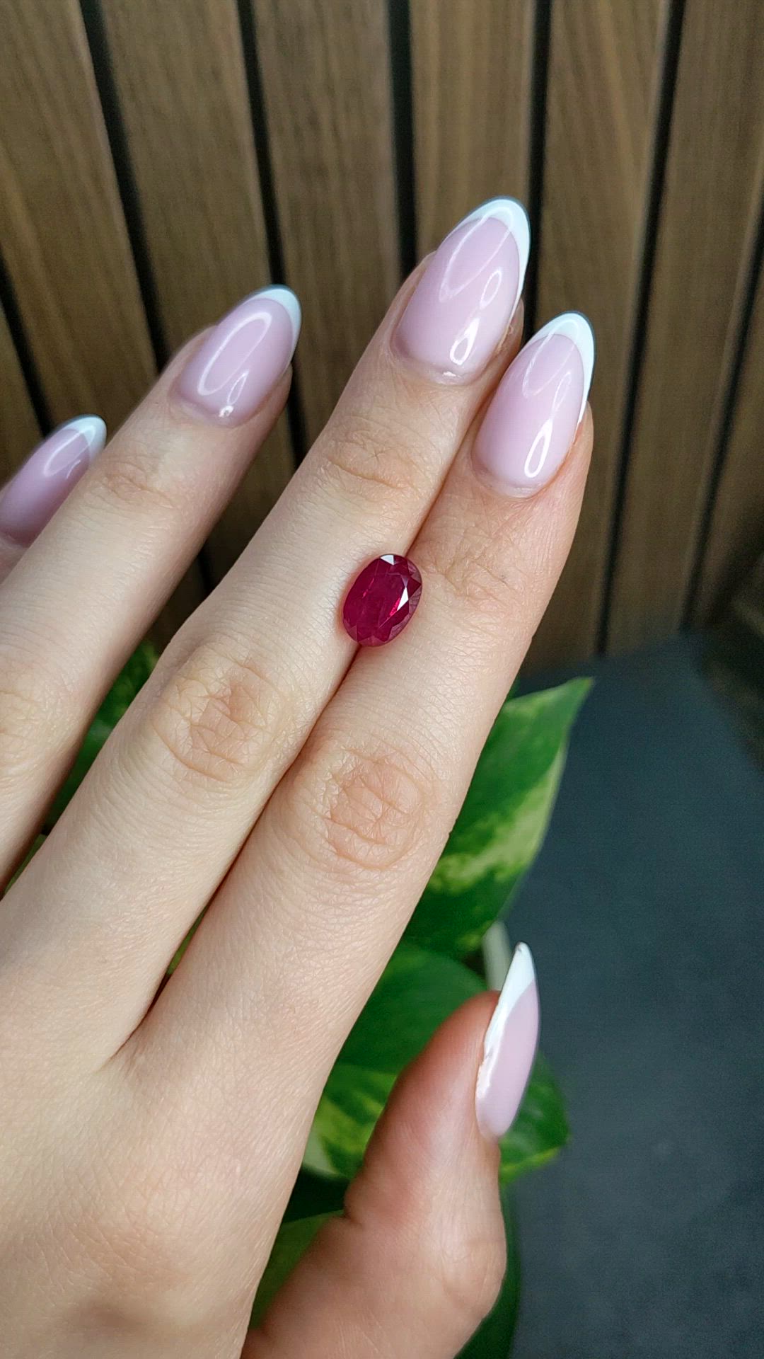 4.03 Ct. Ruby from Mozambique Size Video