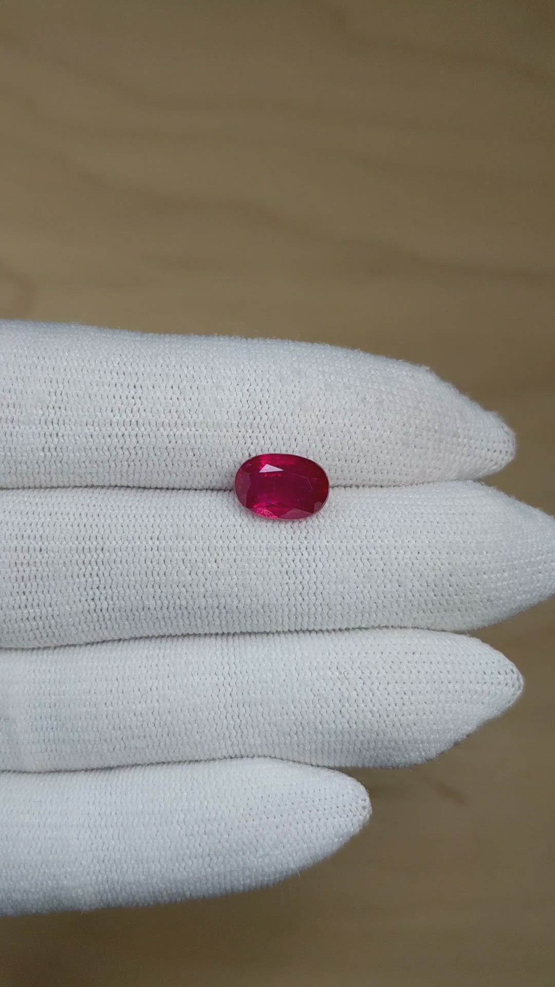 4.03 Ct. Ruby from Mozambique Size Video