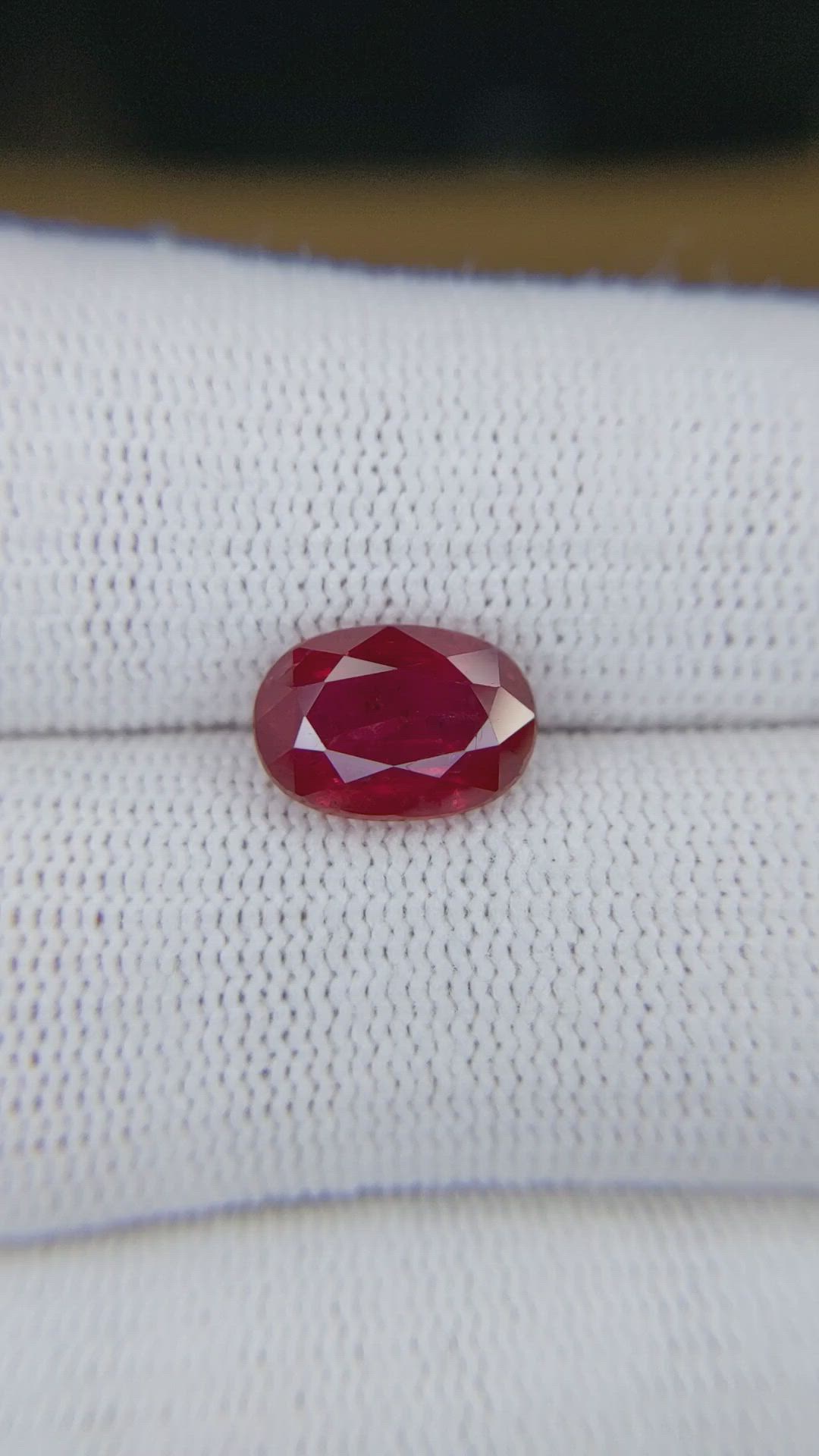 4.03 Ct. Ruby from Mozambique Size Video