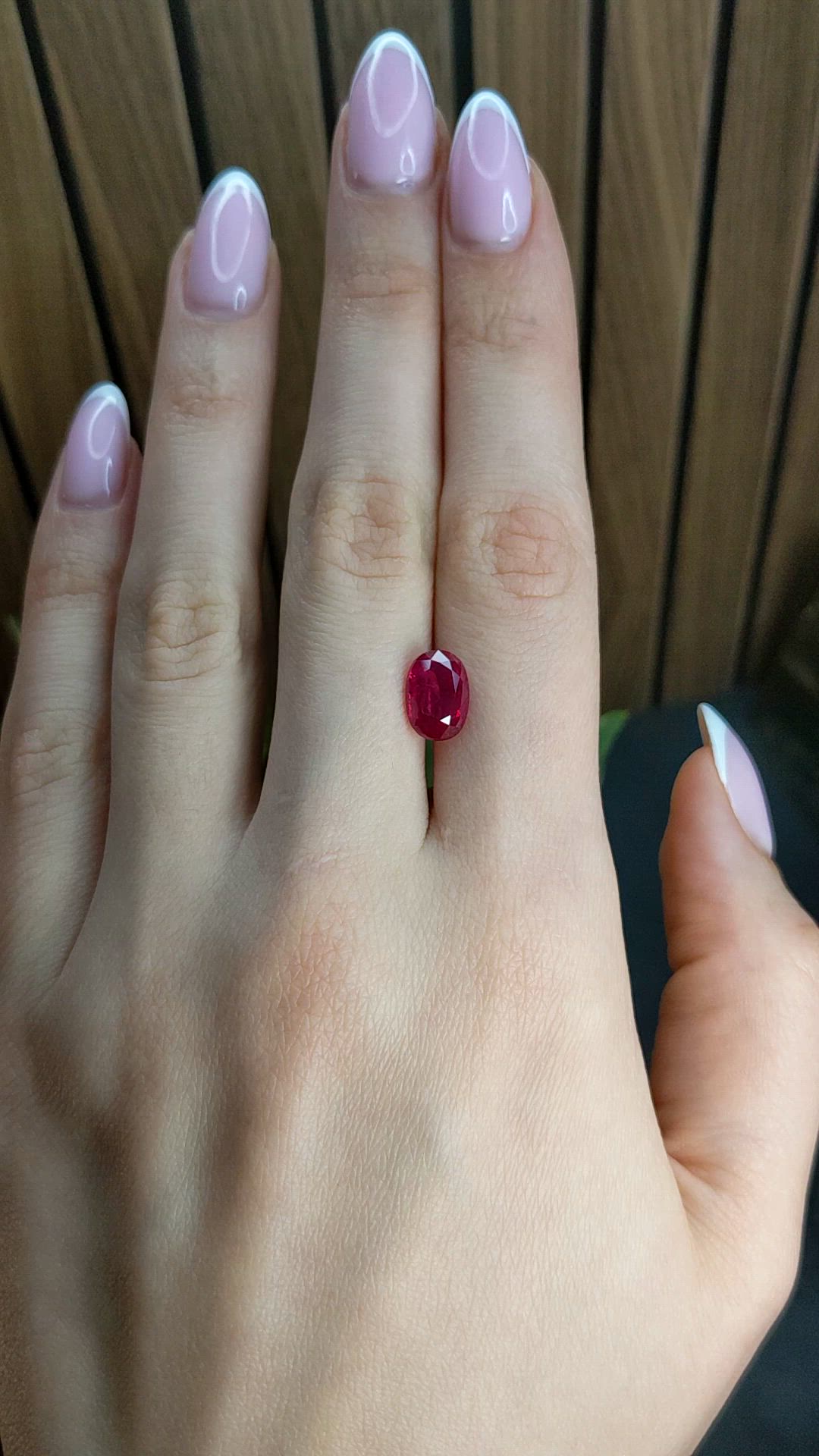 4.03 Ct. Ruby from Mozambique Size Video