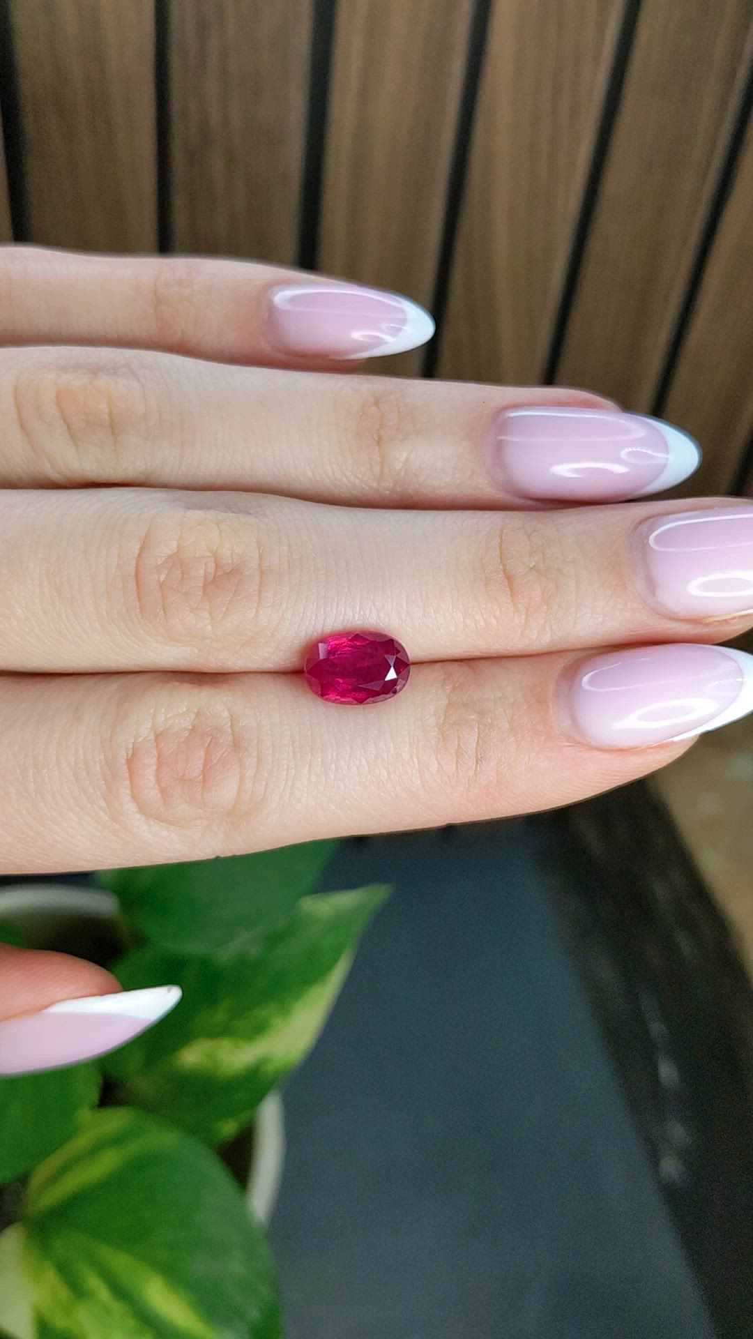 4.03 Ct. Ruby from Mozambique Size Video