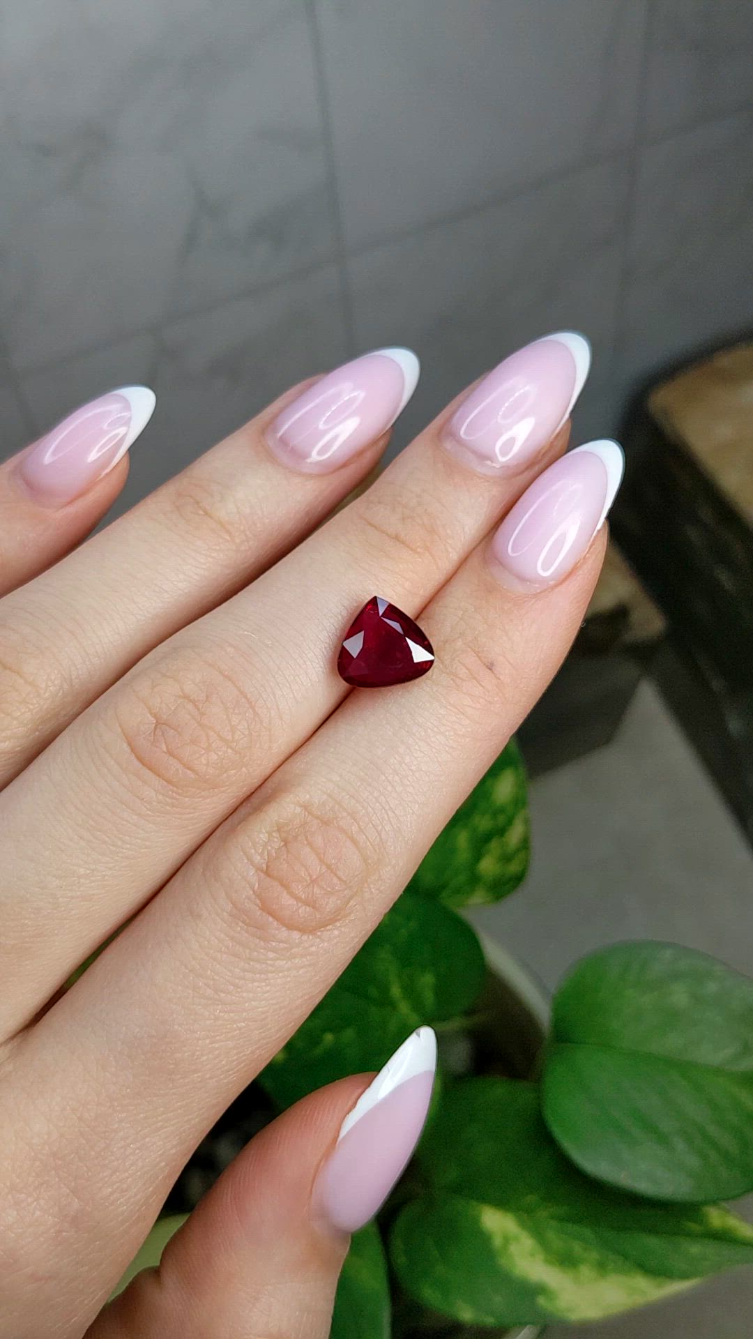 4.06 Ct. Ruby from Mozambique Size Video