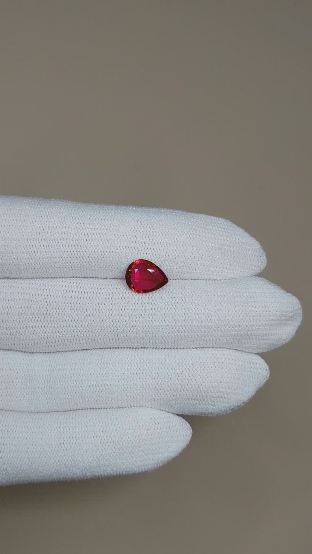 2.34 Ct. Ruby from Mozambique Size Video