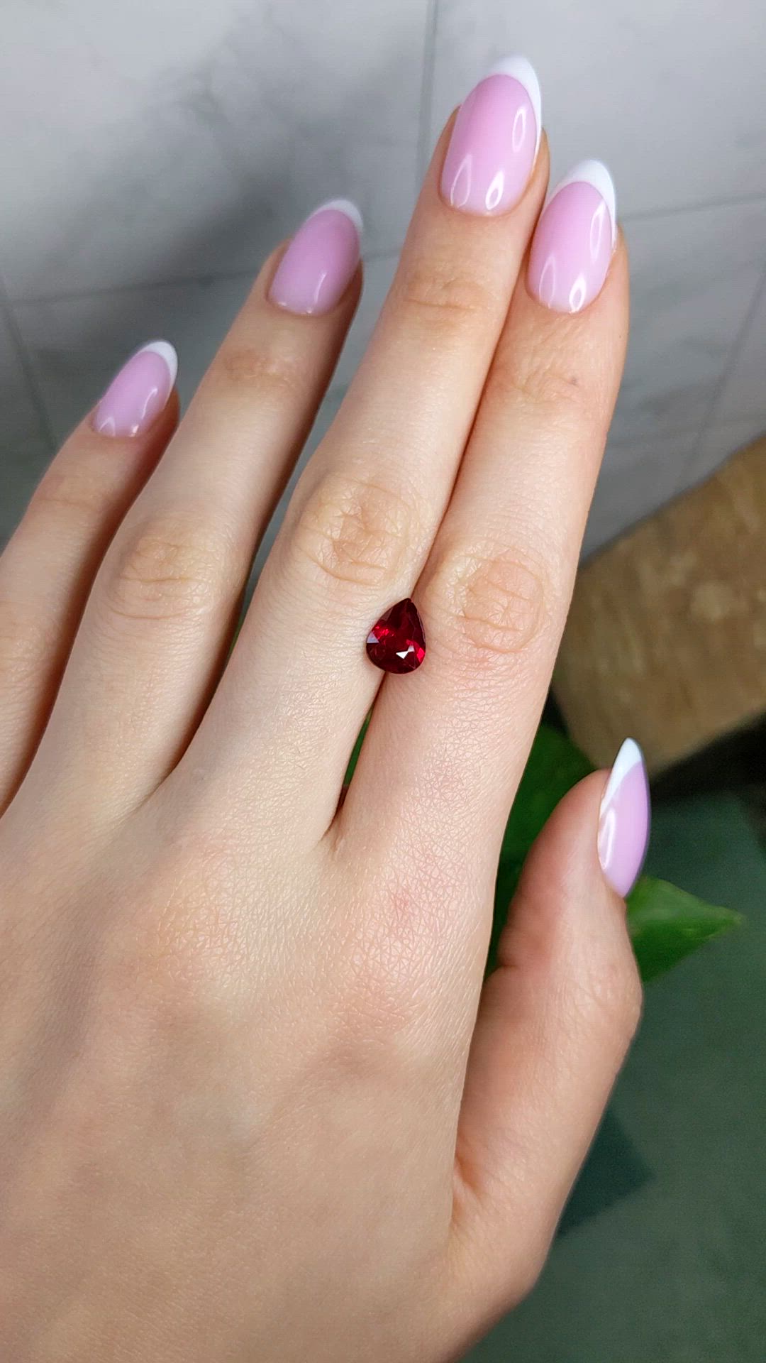2.02 Ct. Ruby from Mozambique Size Video