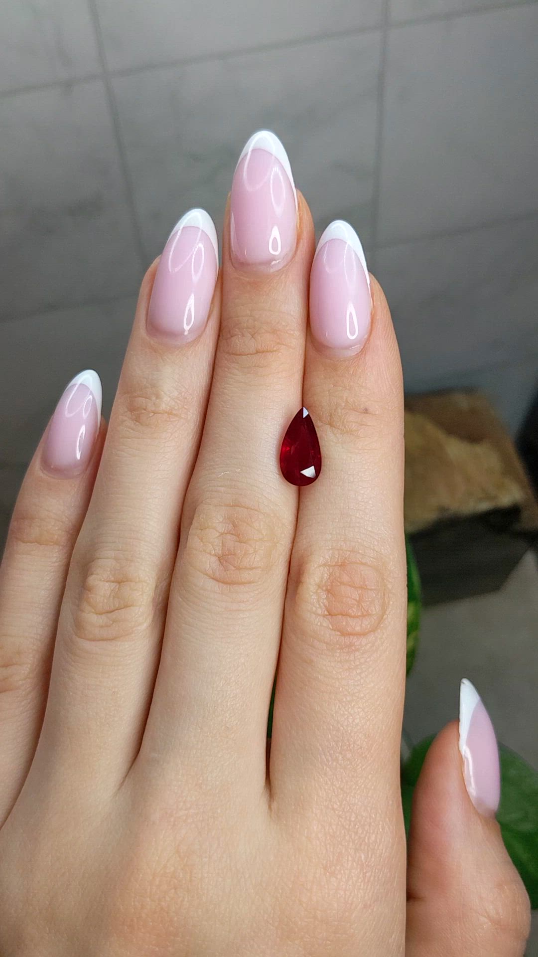 2.95 Ct. Ruby from Mozambique Size Video