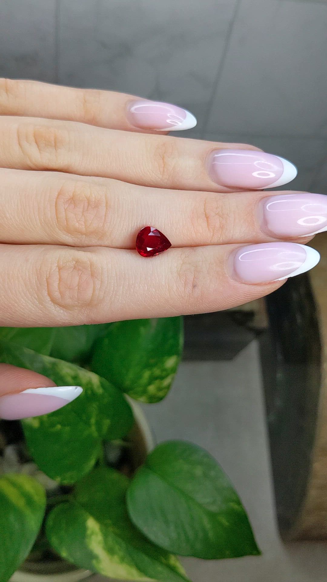 2.19 Ct. Ruby from Mozambique Size Video