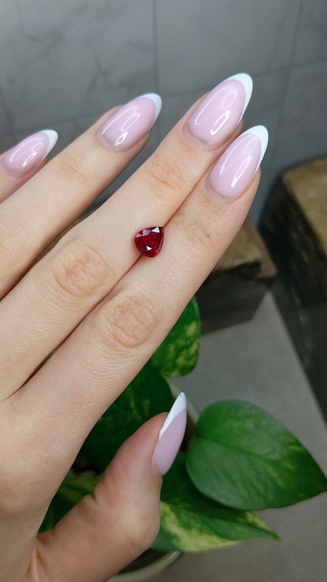 2.19 Ct. Ruby from Mozambique Size Video