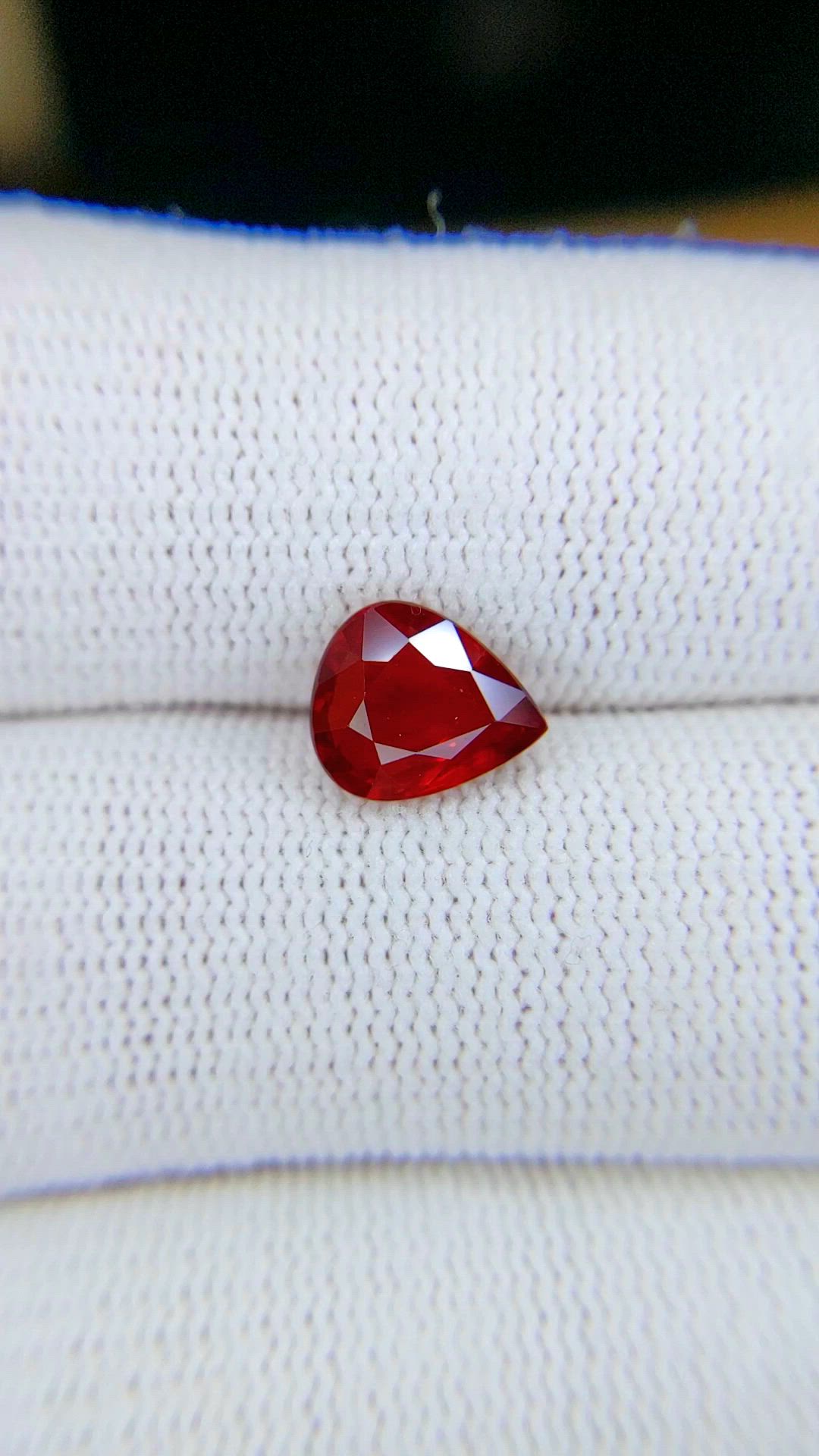 2.19 Ct. Ruby from Mozambique Size Video