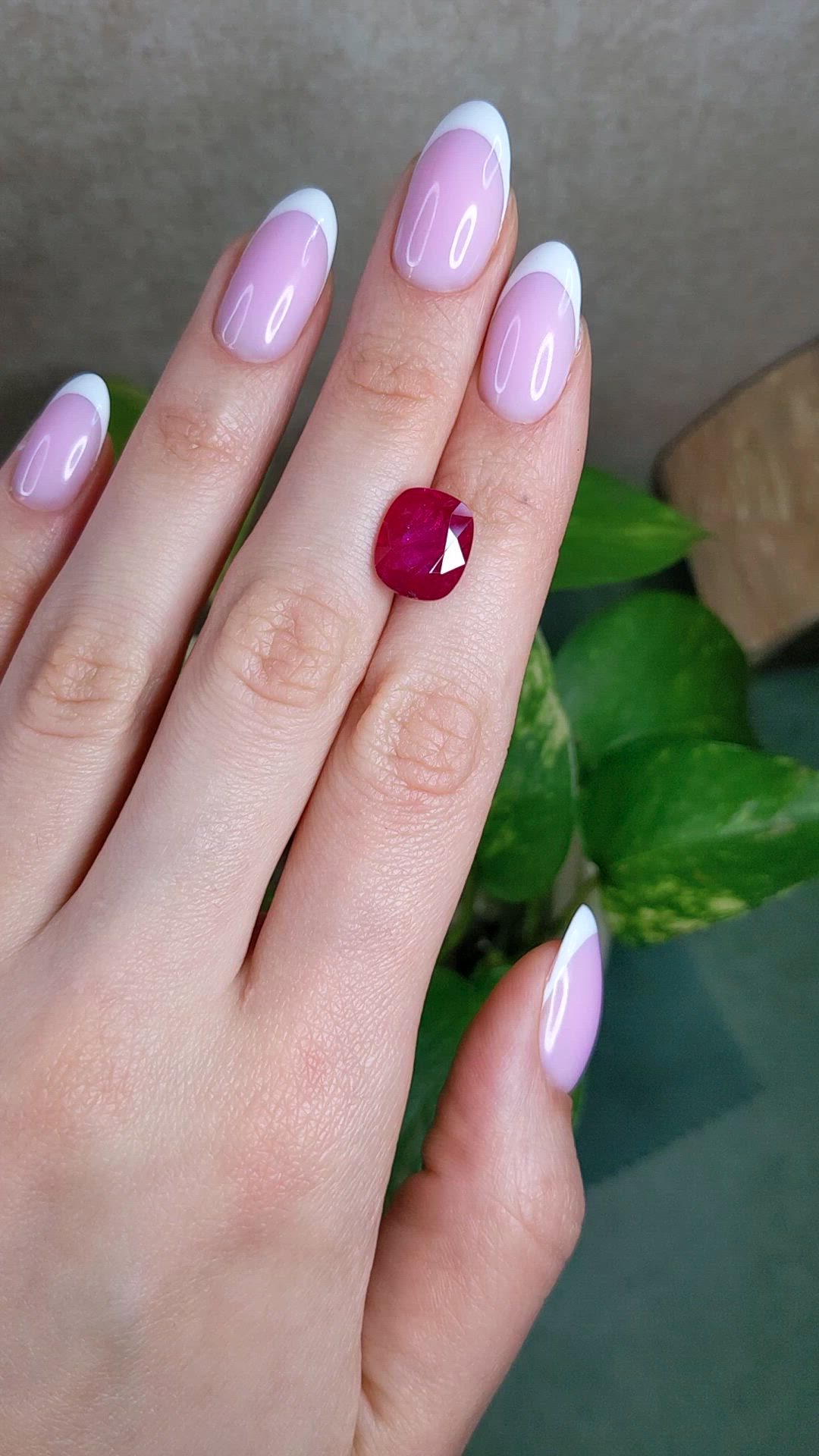 5.89 Ct. Ruby from Mozambique Size Video