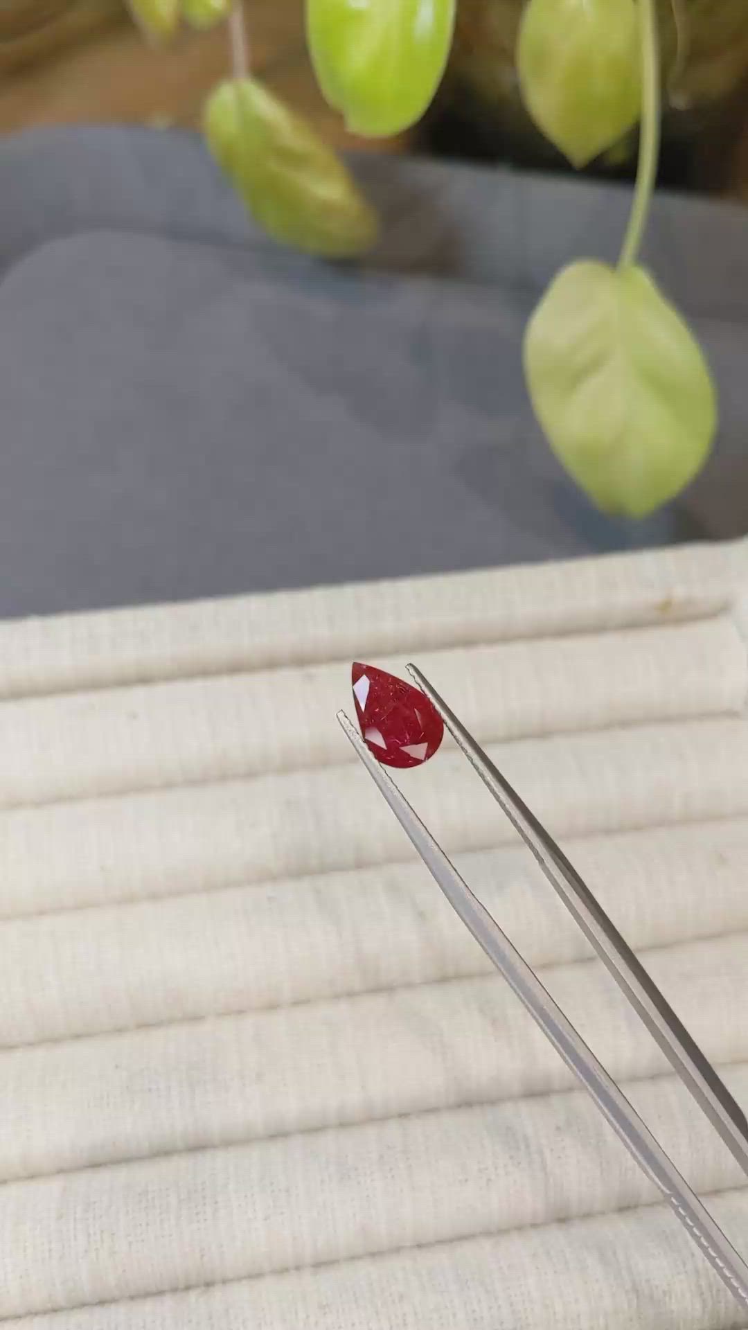3.07 Ct. Ruby from Mozambique Size Video