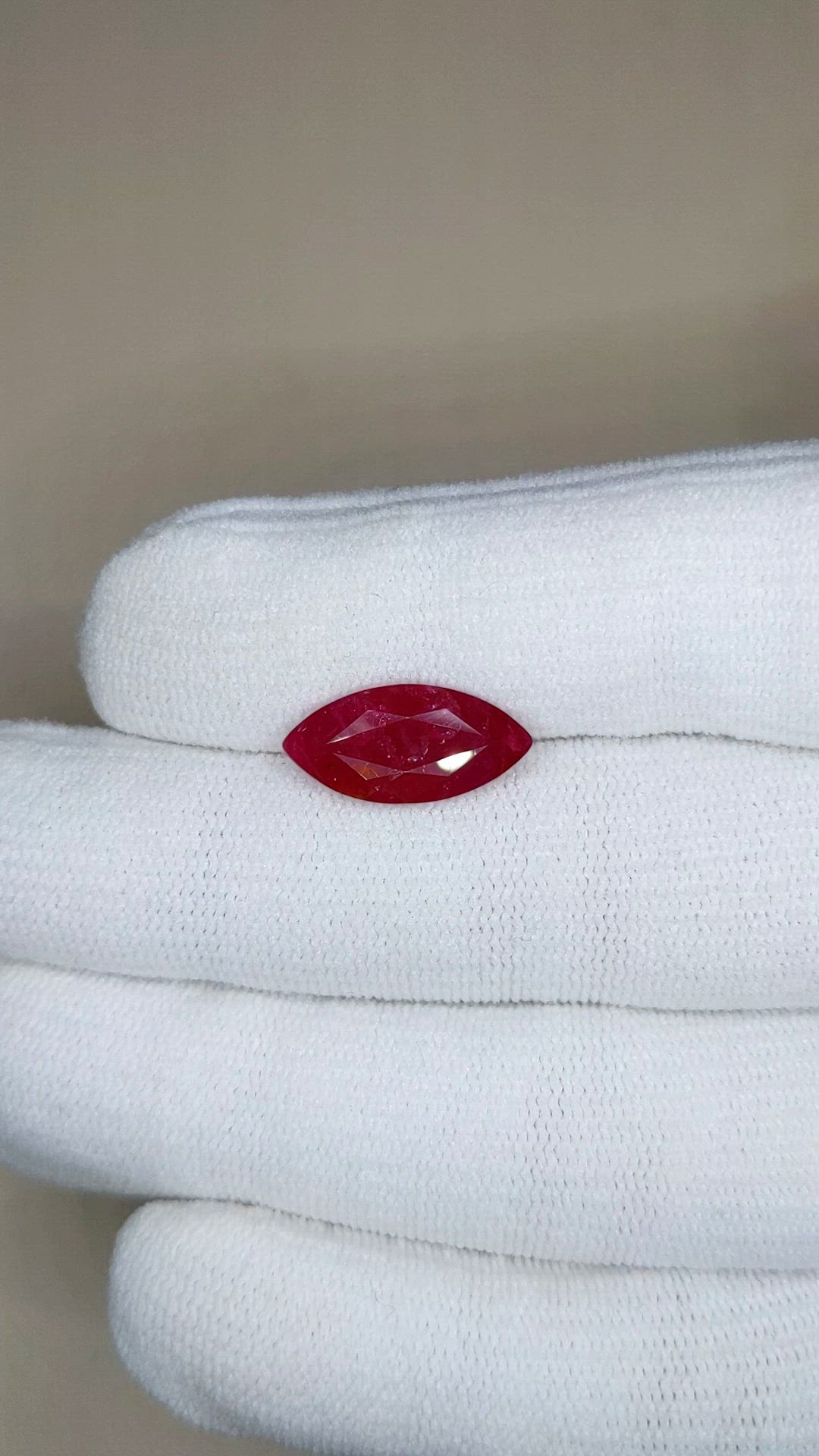 4.80 Ct. Purplish Red Ruby from Mozambique Size Video