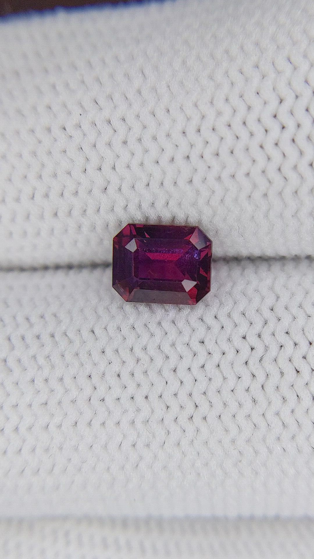 1.16 Ct. Purplish Red Ruby from Madagascar Size Video