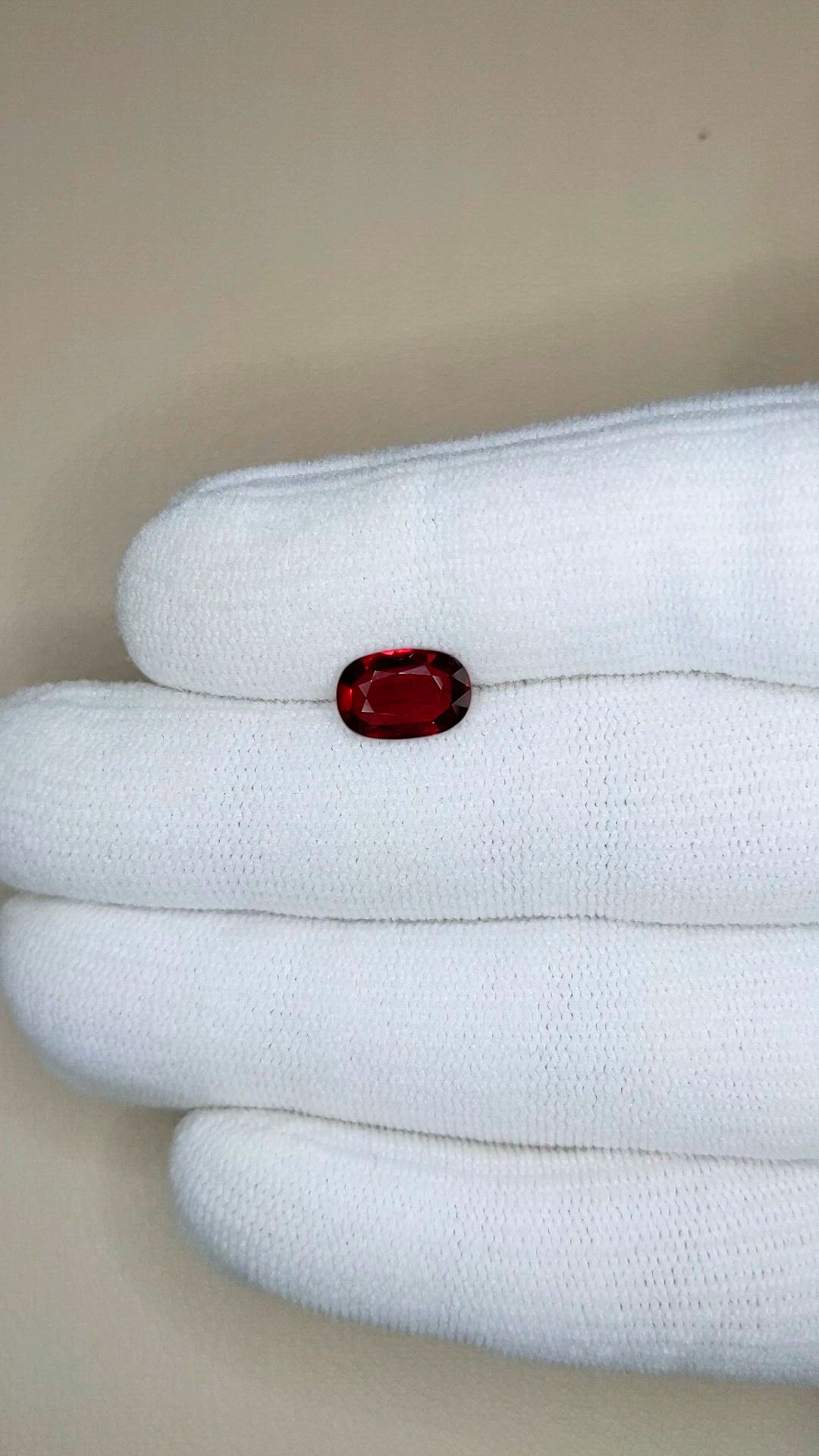 2.15 Ct. Ruby from Mozambique Size Video