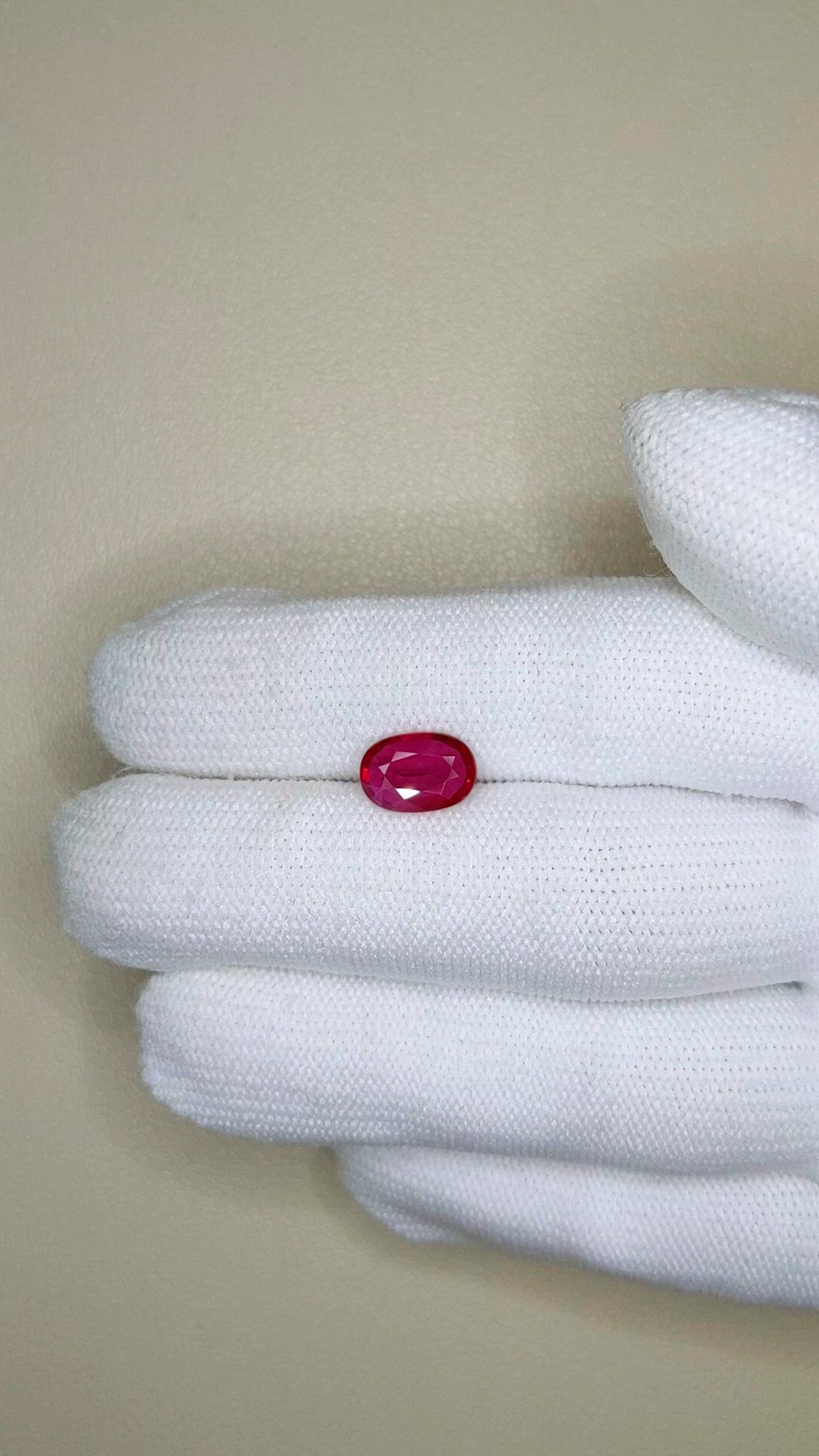 1.65 Ct. Pinkish Red Ruby from Mozambique Size Video