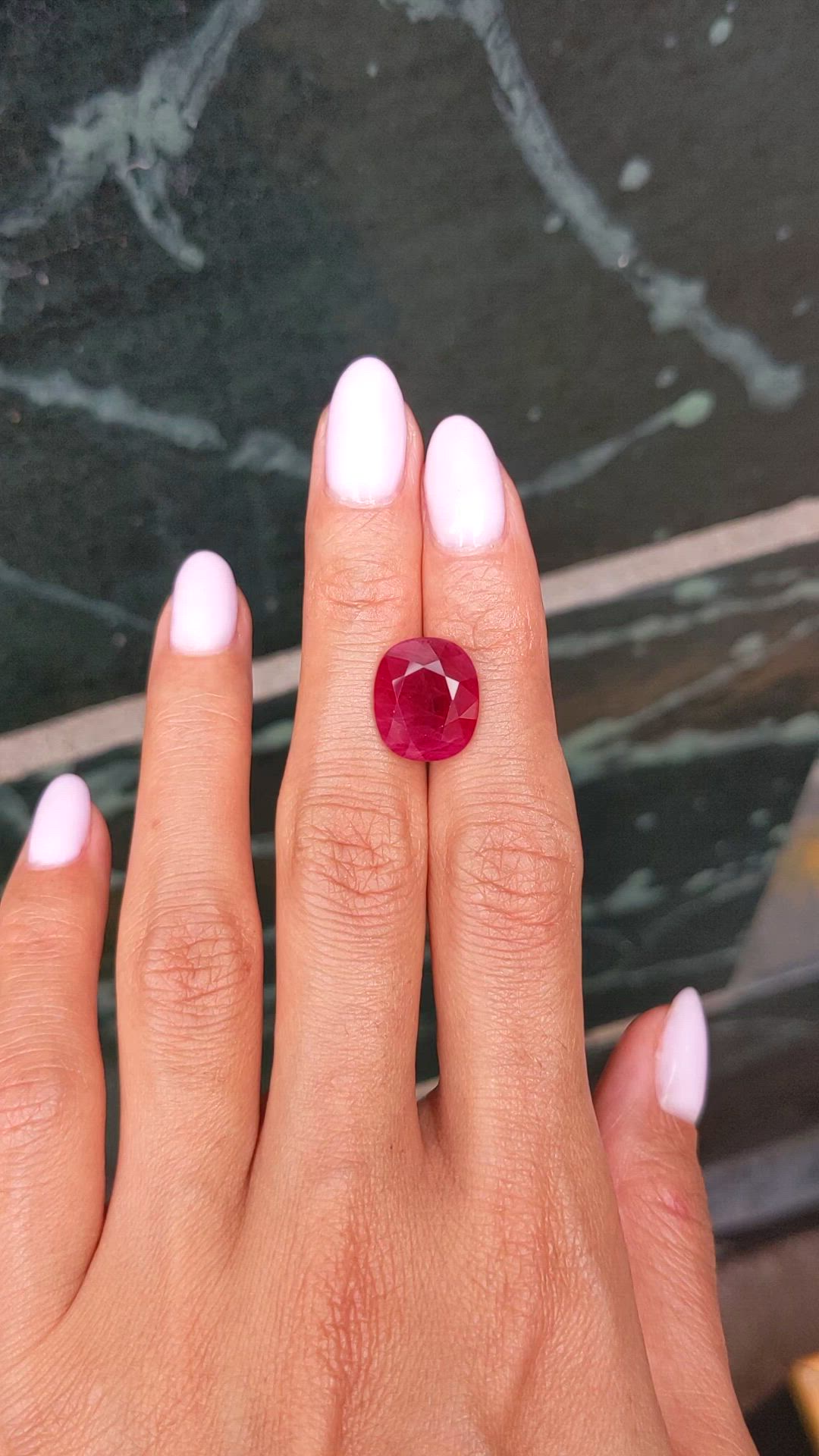 8.20 Ct. Ruby from Burma (Myanmar) Size Video