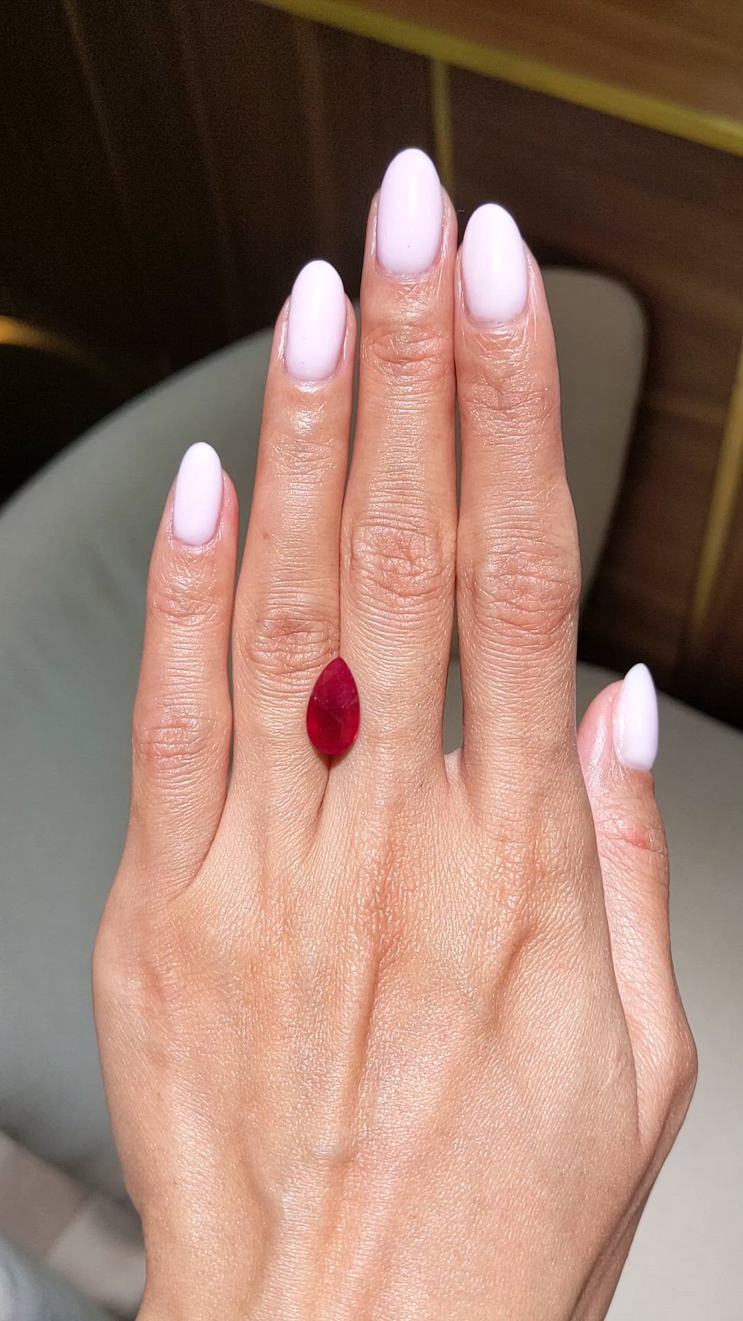 3.95 Ct. Ruby from Burma (Myanmar) Size Video