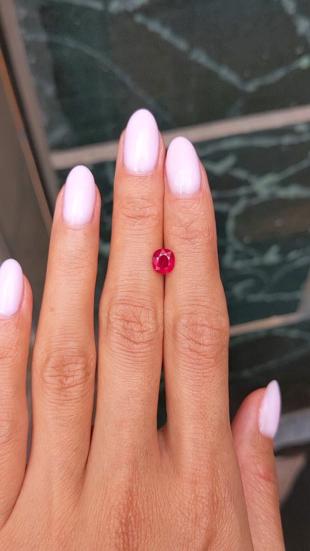 1.15 Ct. Ruby from Burma (Myanmar) Size Video