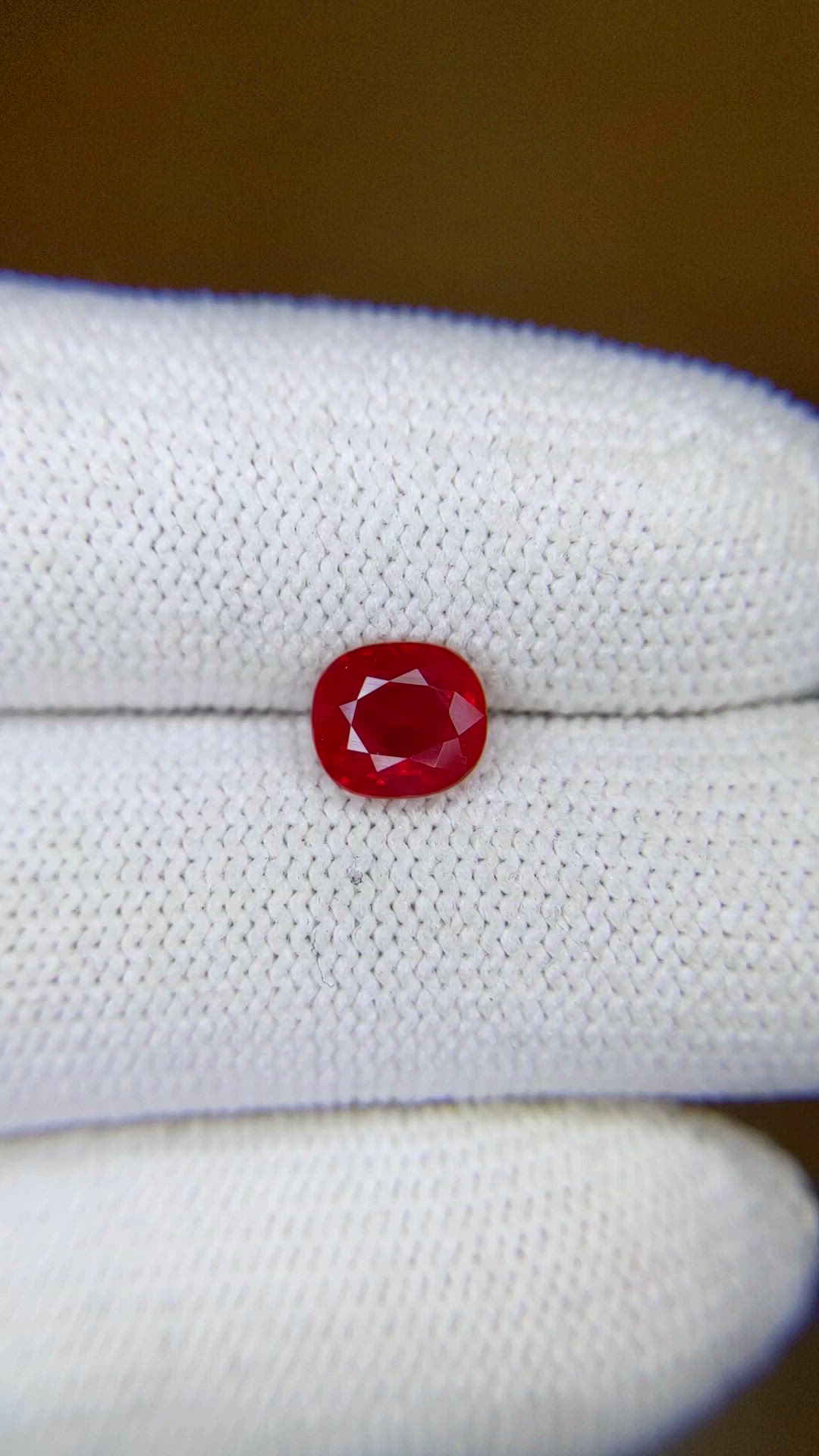 1.15 Ct. Ruby from Burma (Myanmar) Size Video