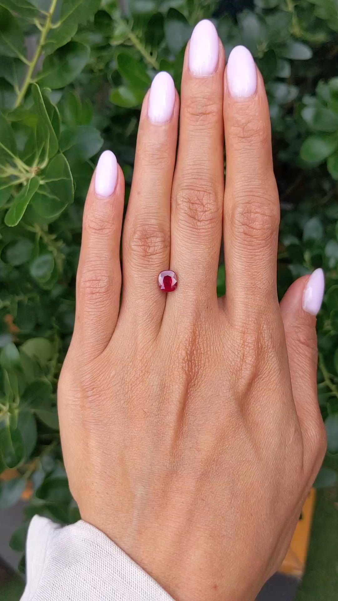 1.46 Ct. Ruby from Burma (Myanmar) Size Video