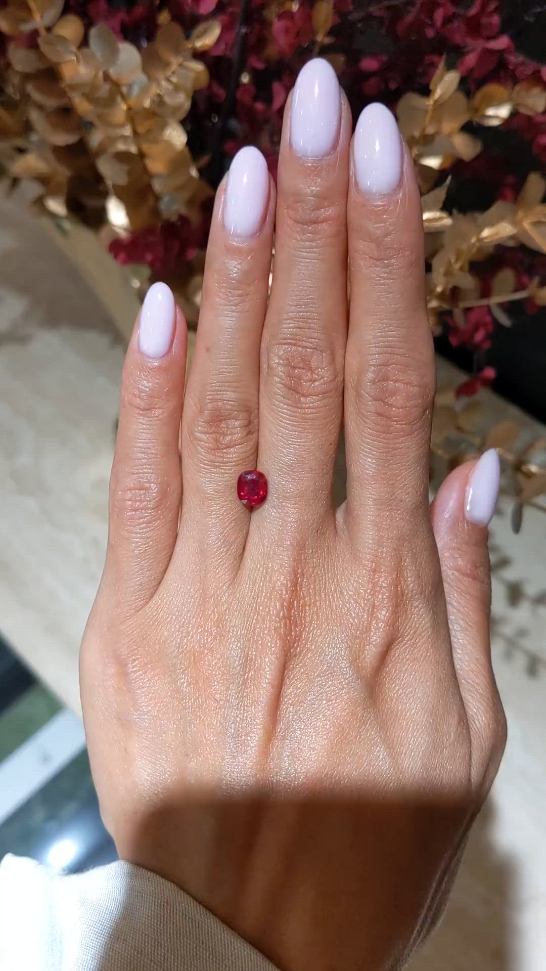1.46 Ct. Ruby from Burma (Myanmar) Size Video