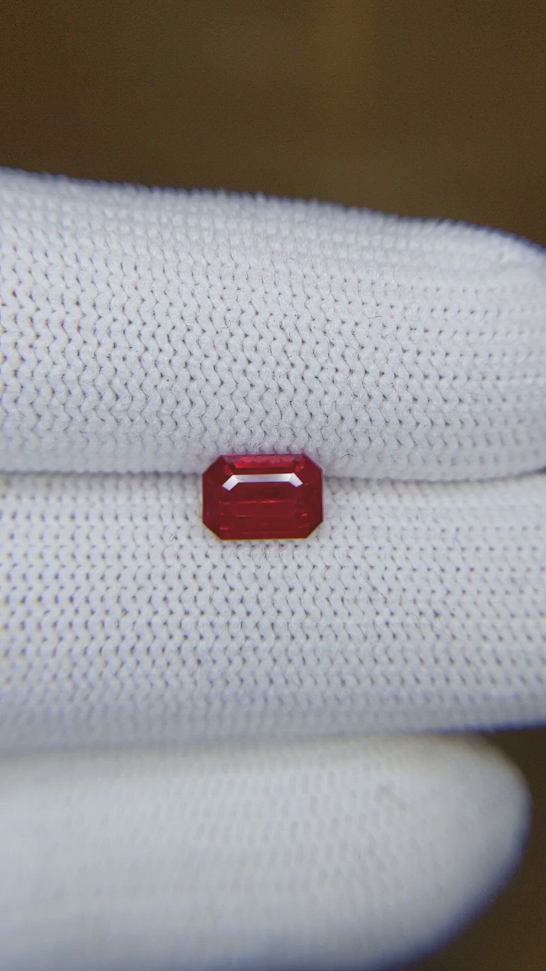1.04 Ct. Ruby from Burma (Myanmar) Size Video