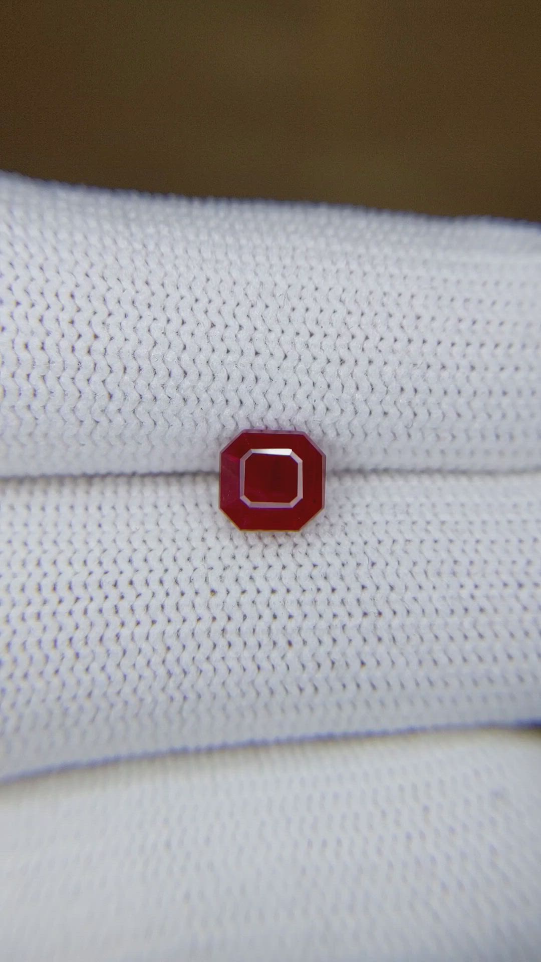 1.35 Ct. Ruby from Burma (Myanmar) Size Video