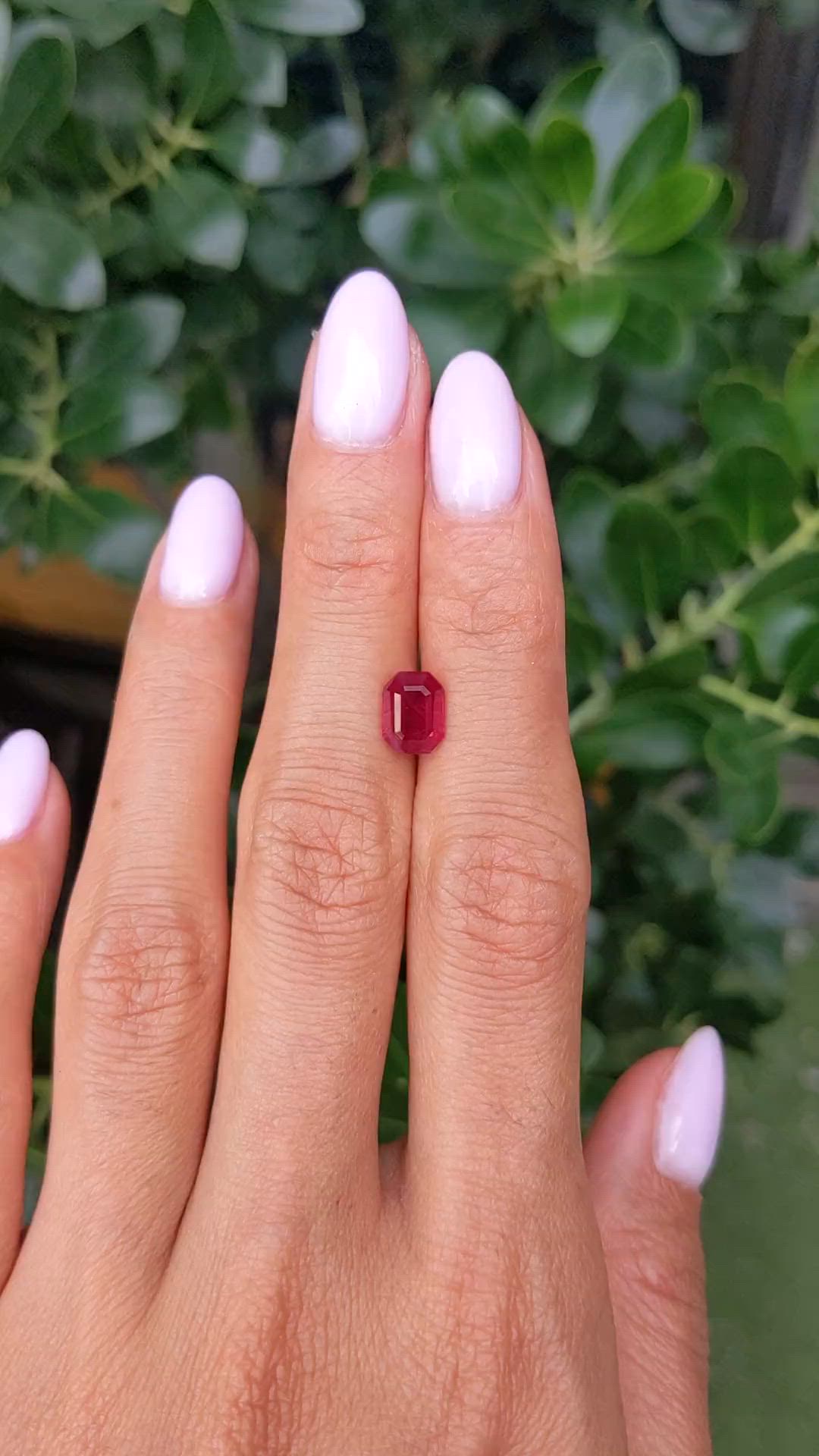 2.01 Ct. Ruby from Burma (Myanmar) Size Video