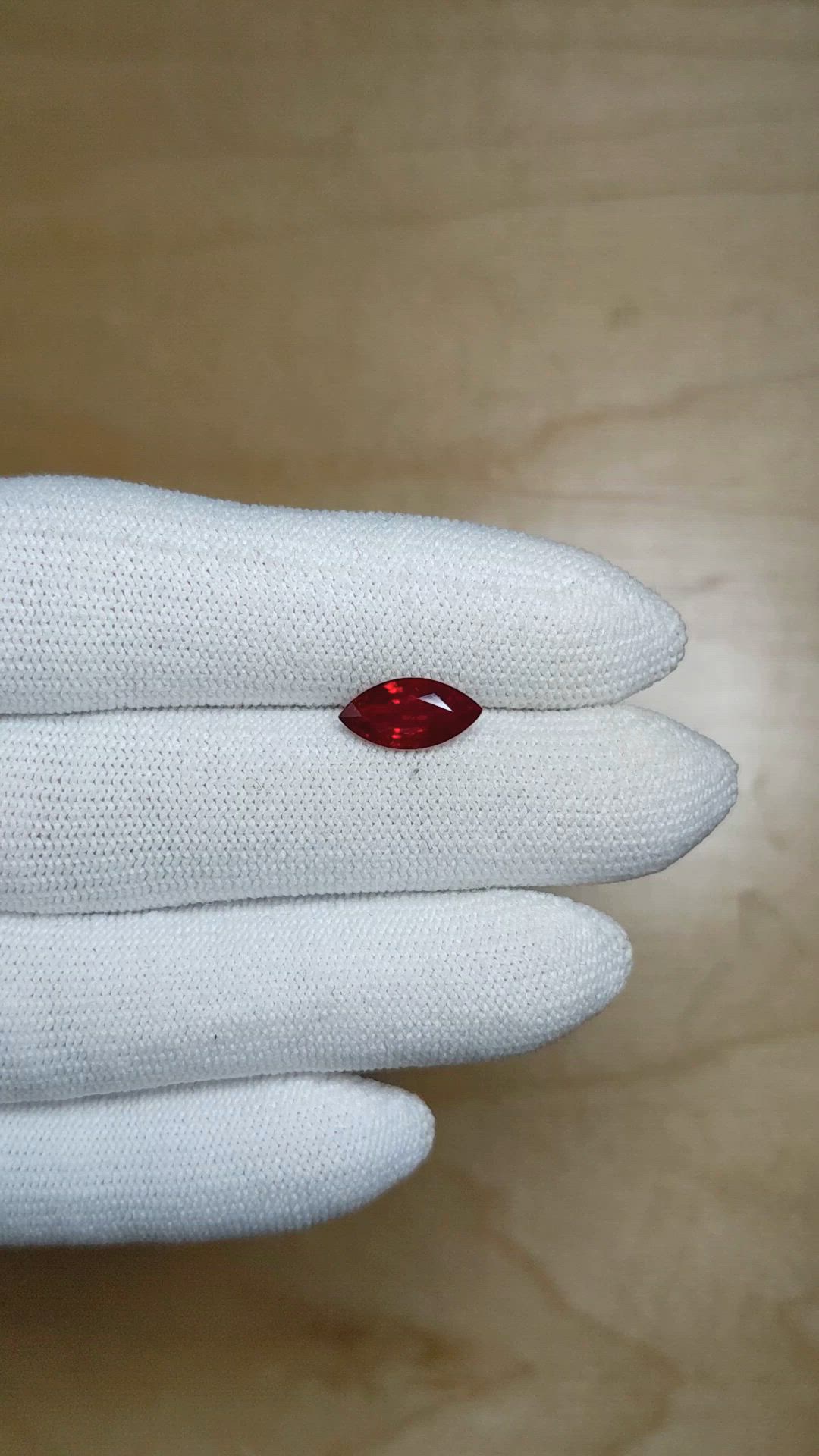 1.97 Ct. Ruby from Burma (Myanmar) Size Video