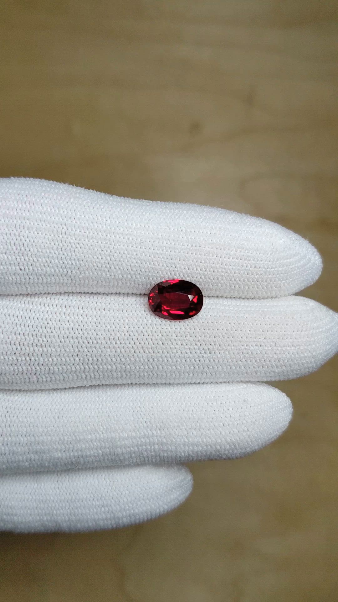 2.02 Ct. Ruby from Mozambique Size Video