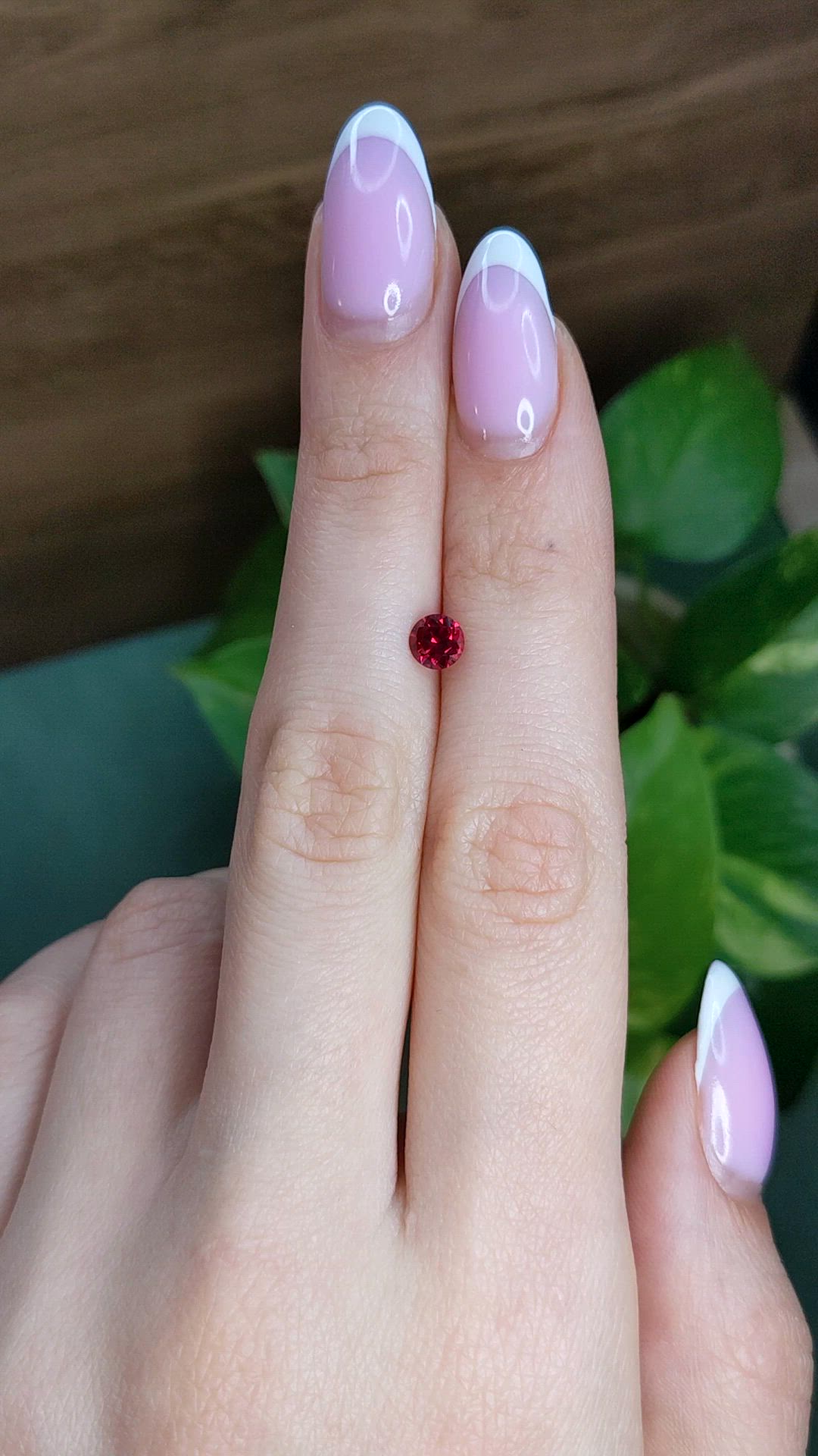 0.64 Ct. Ruby from Mozambique Size Video