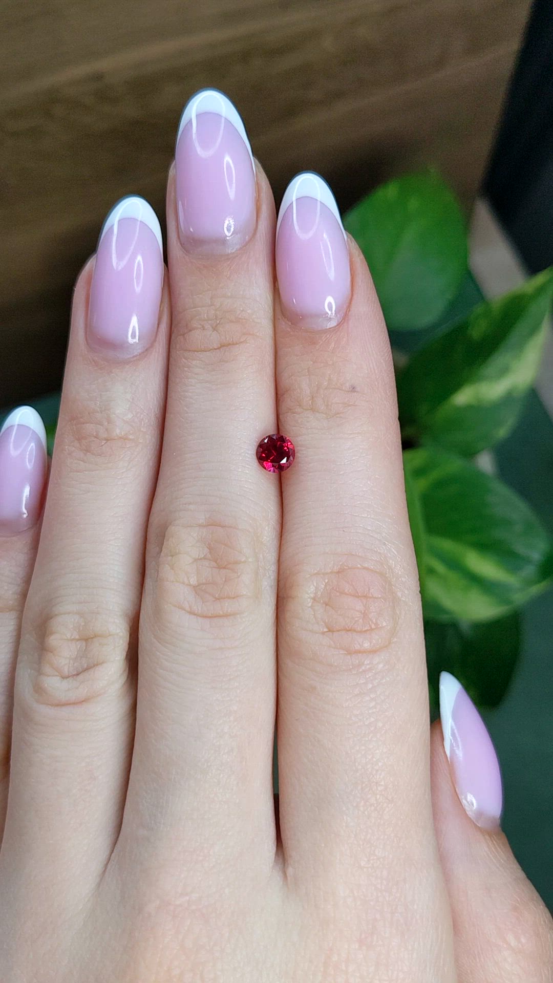 0.64 Ct. Ruby from Mozambique Size Video