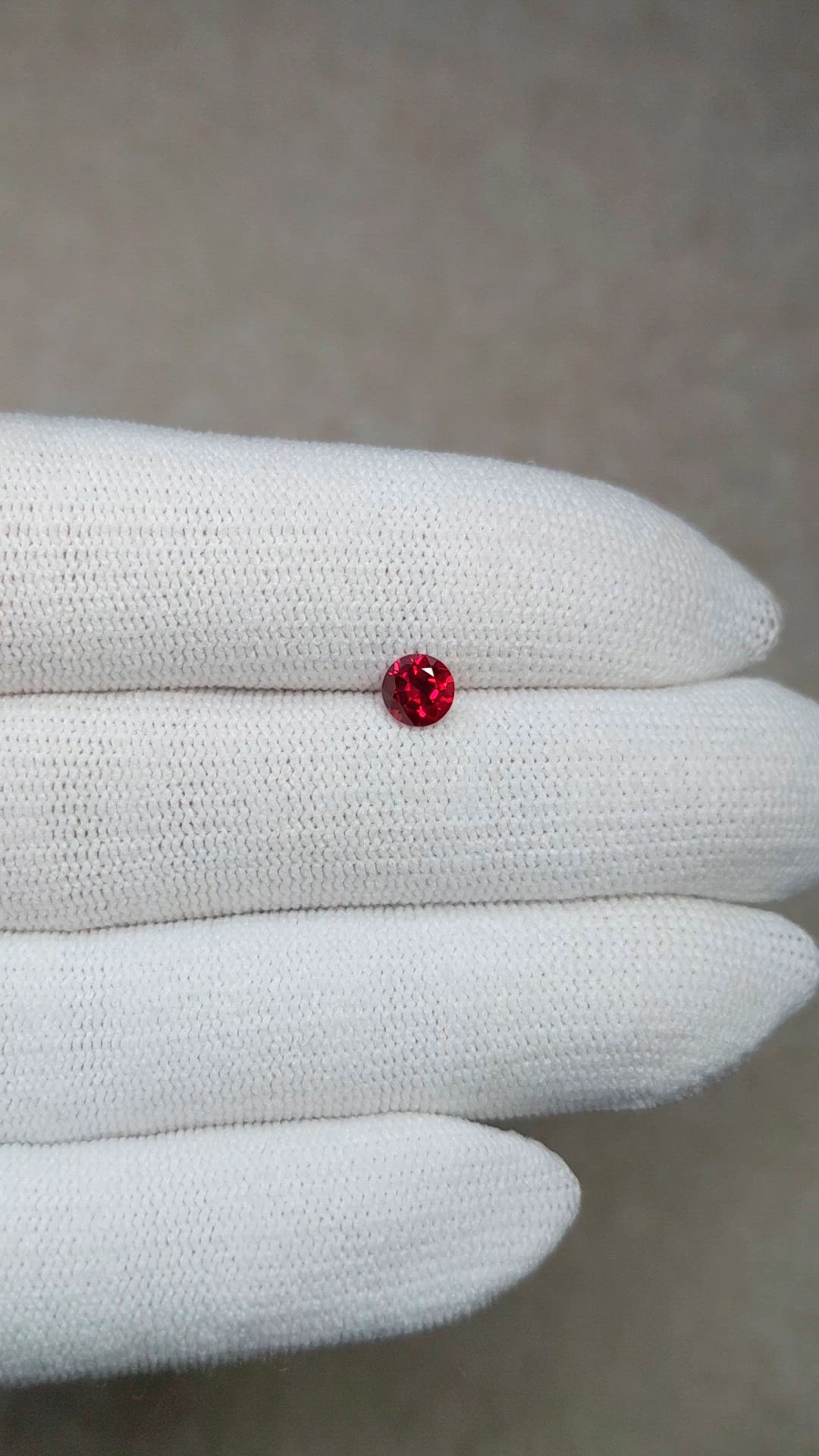 0.64 Ct. Ruby from Mozambique Size Video