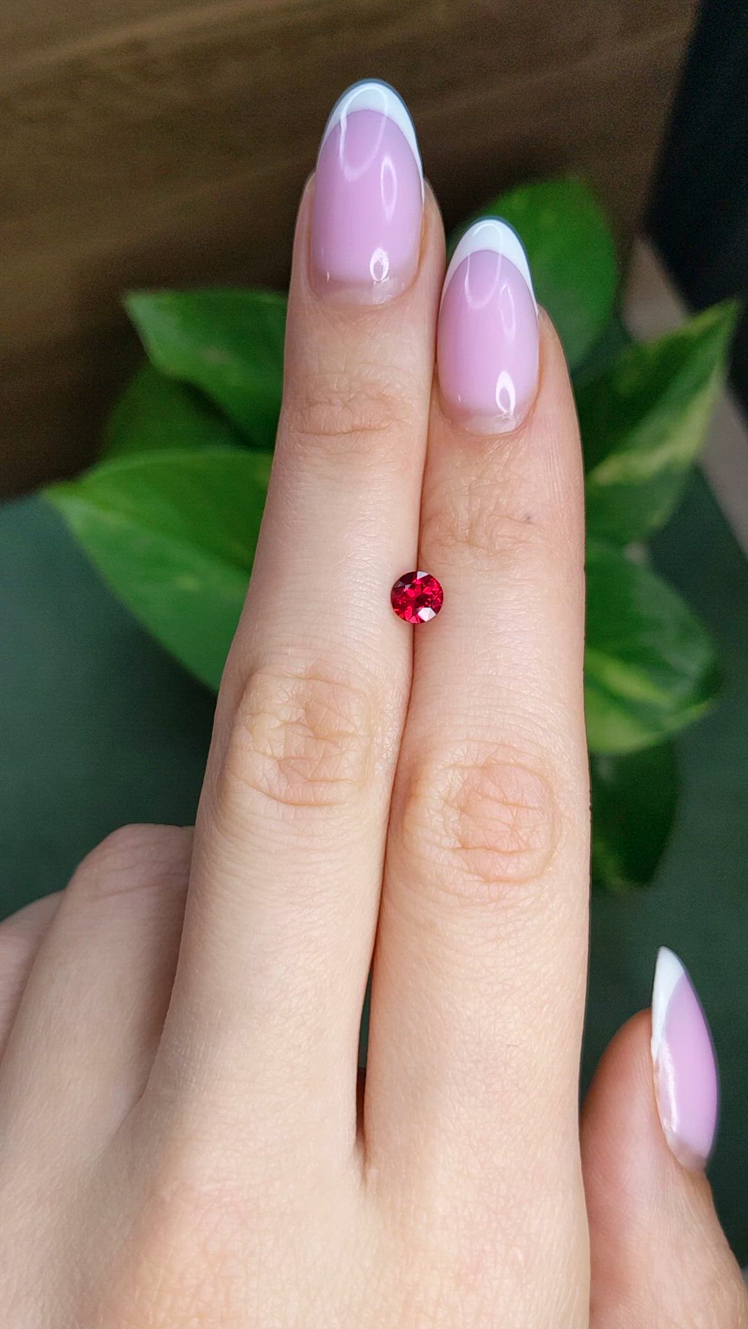 0.54 Ct. Ruby from Mozambique Size Video